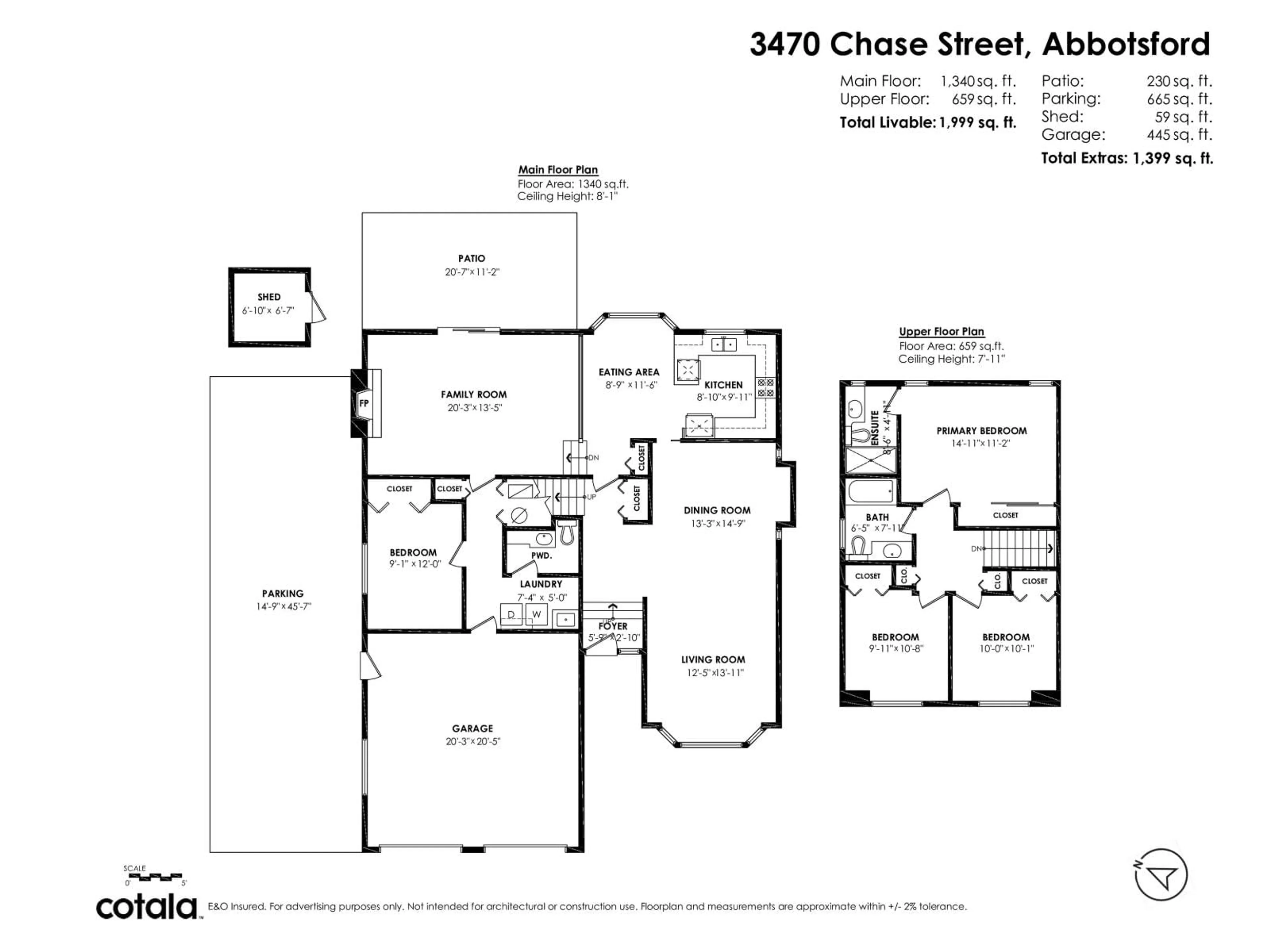 Floor plan for 3470 CHASE, Abbotsford British Columbia V2T5A9