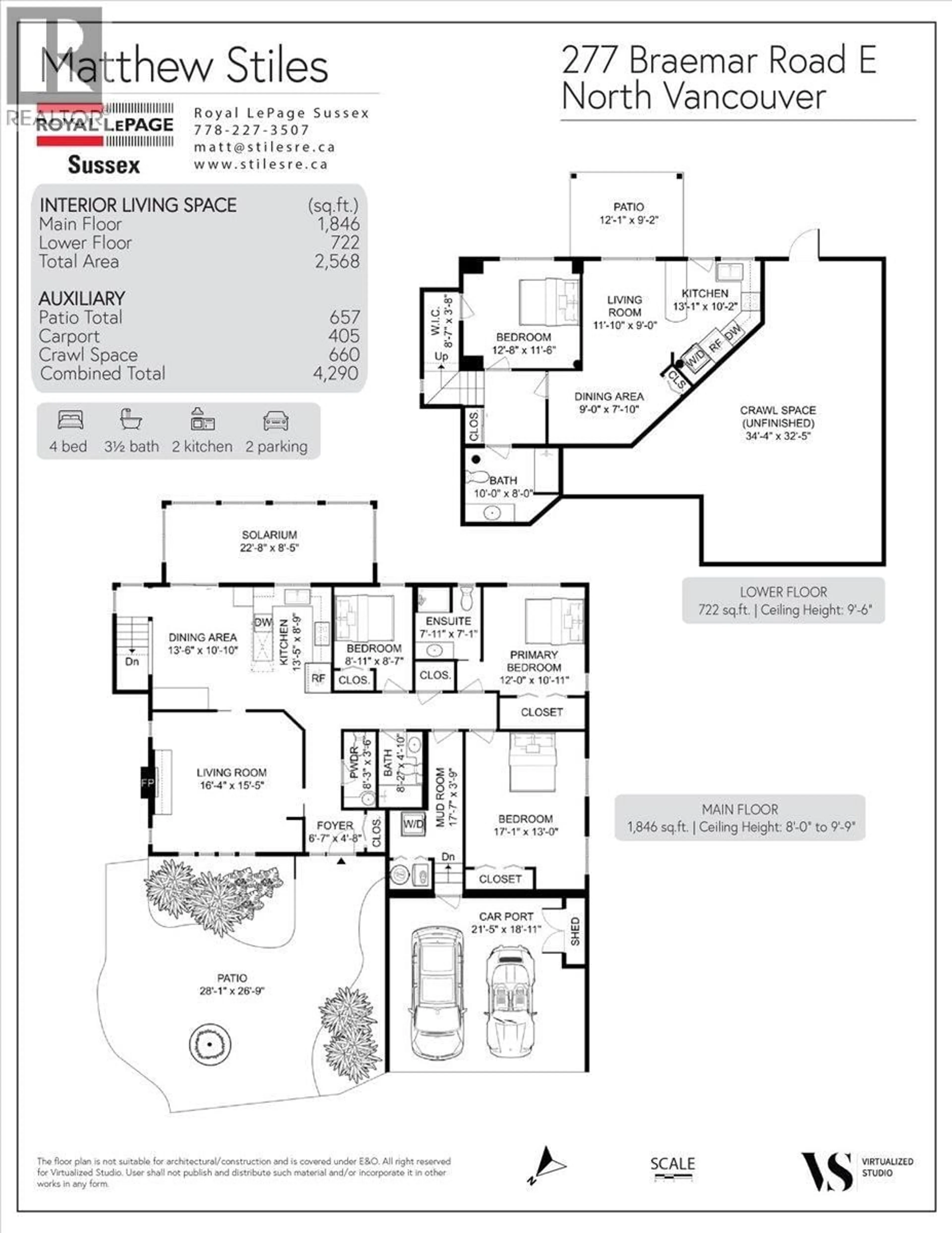Floor plan for 277 BRAEMAR ROAD, North Vancouver British Columbia V7N1R2