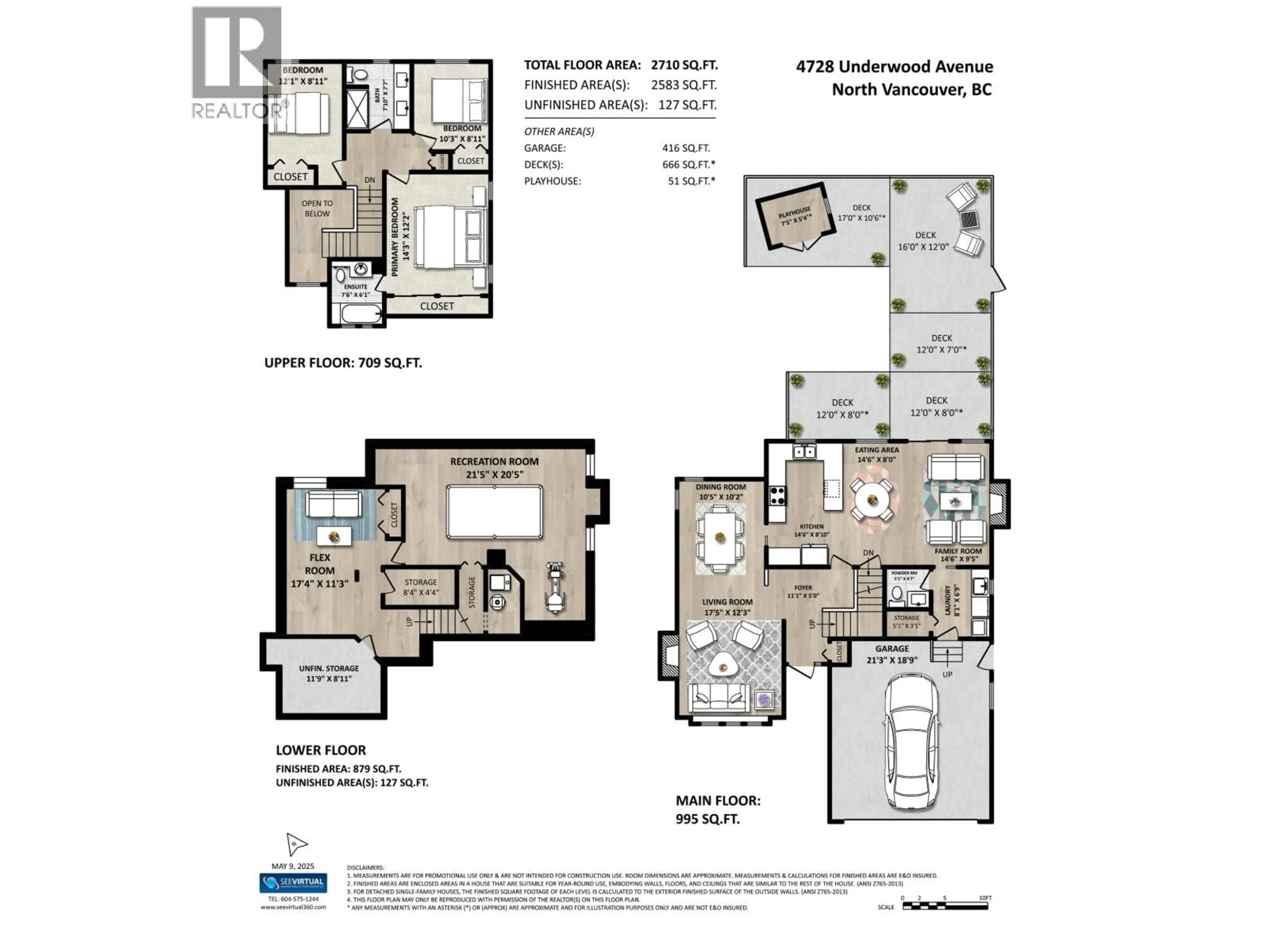 Floor plan for 4728 UNDERWOOD AVENUE, North Vancouver British Columbia V7K3A8