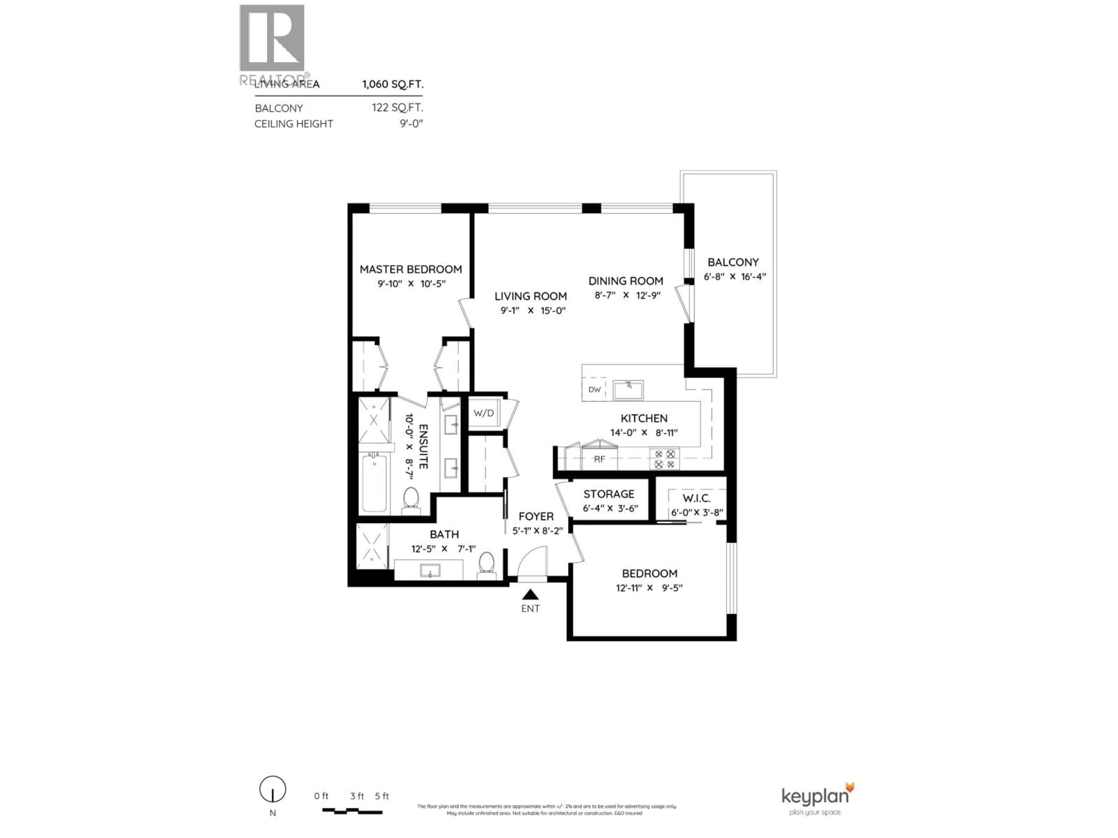 Floor plan for 312 - 747 3RD STREET, North Vancouver British Columbia V7L1G8