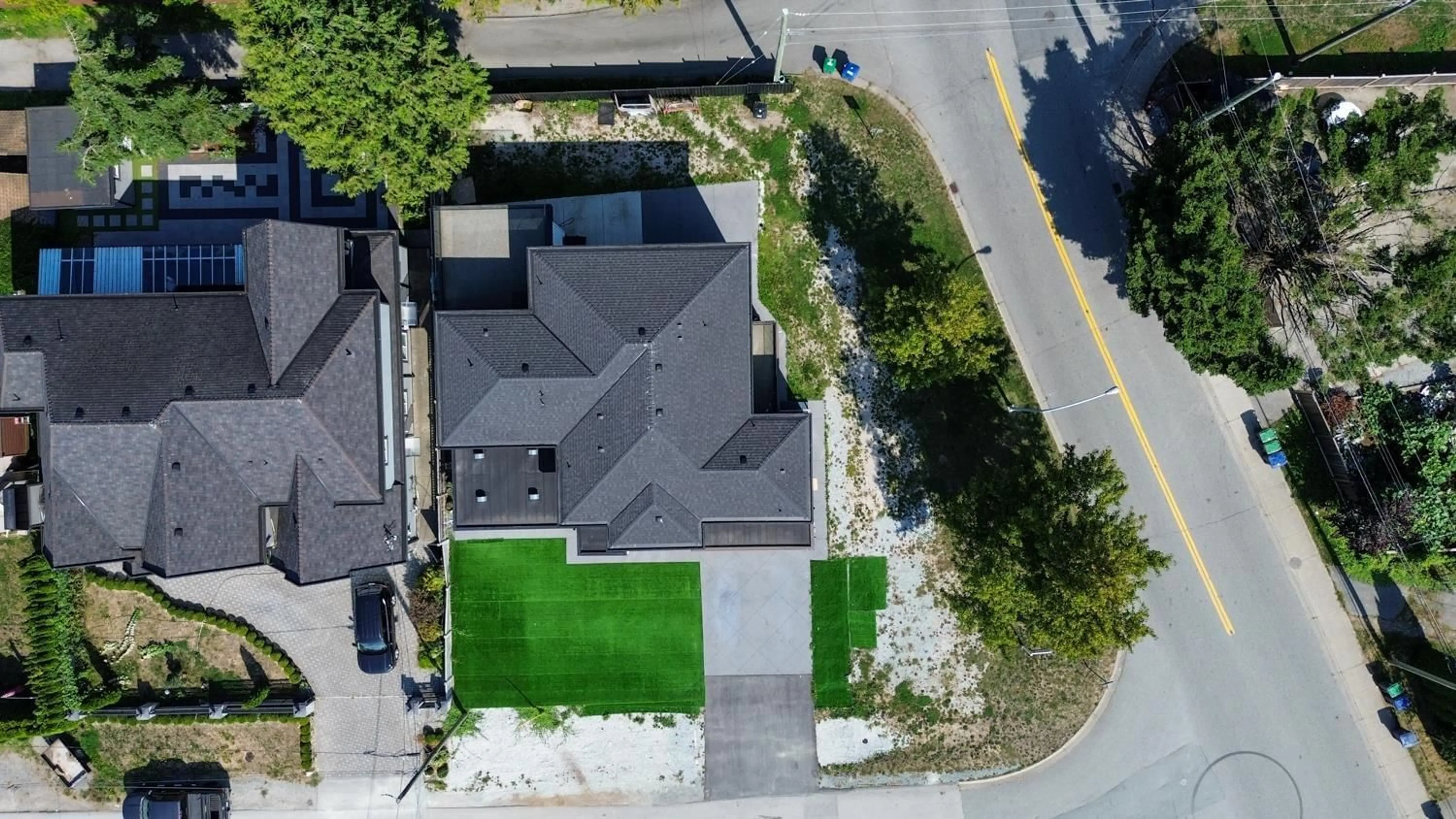 A pic from outside/outdoor area/front of a property/back of a property/a pic from drone, street for 13019 101A, Surrey British Columbia V3T1M3