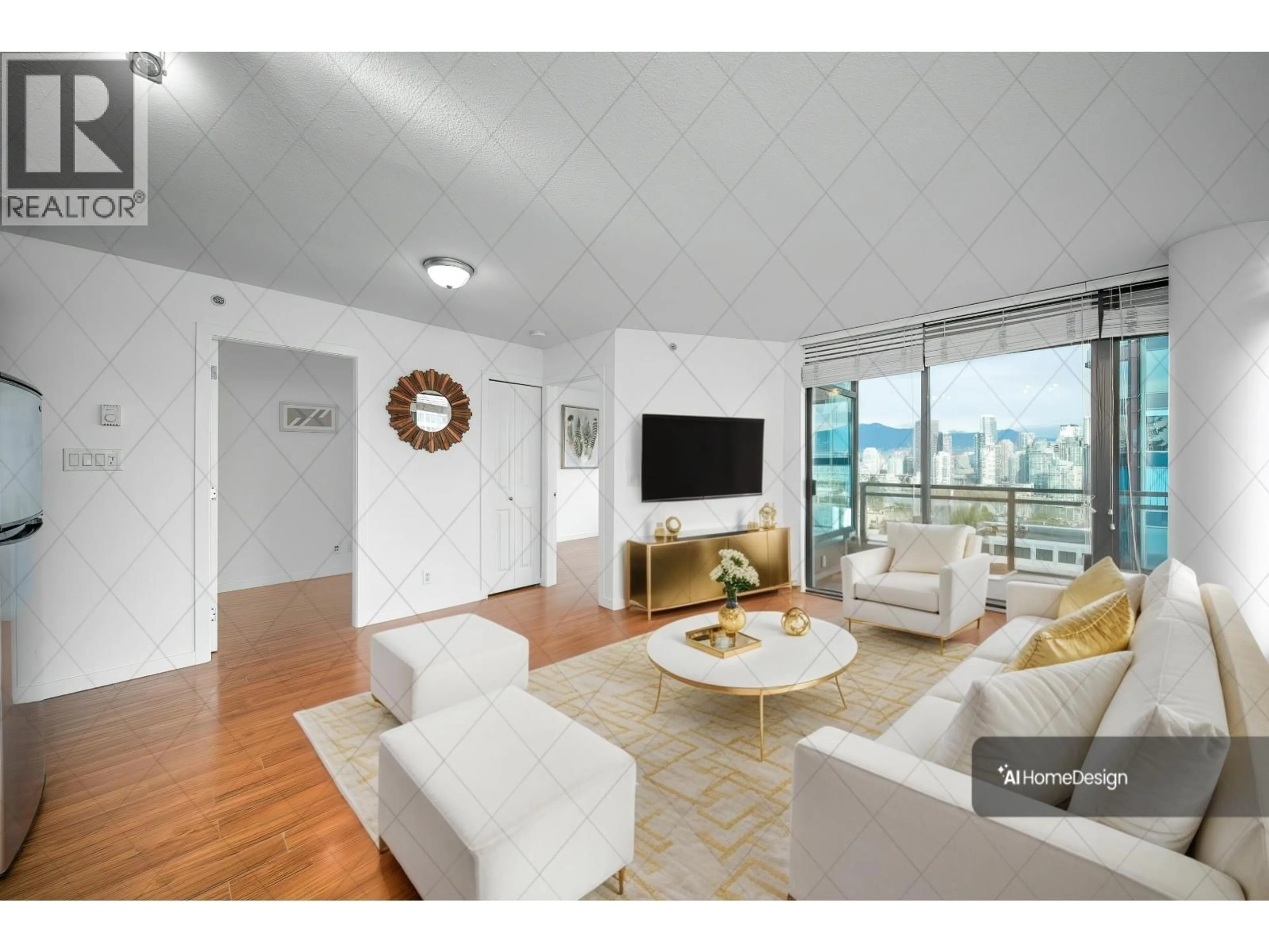 Living room with furniture, unknown for 708 - 1068 BROADWAY, Vancouver British Columbia V6B1E6