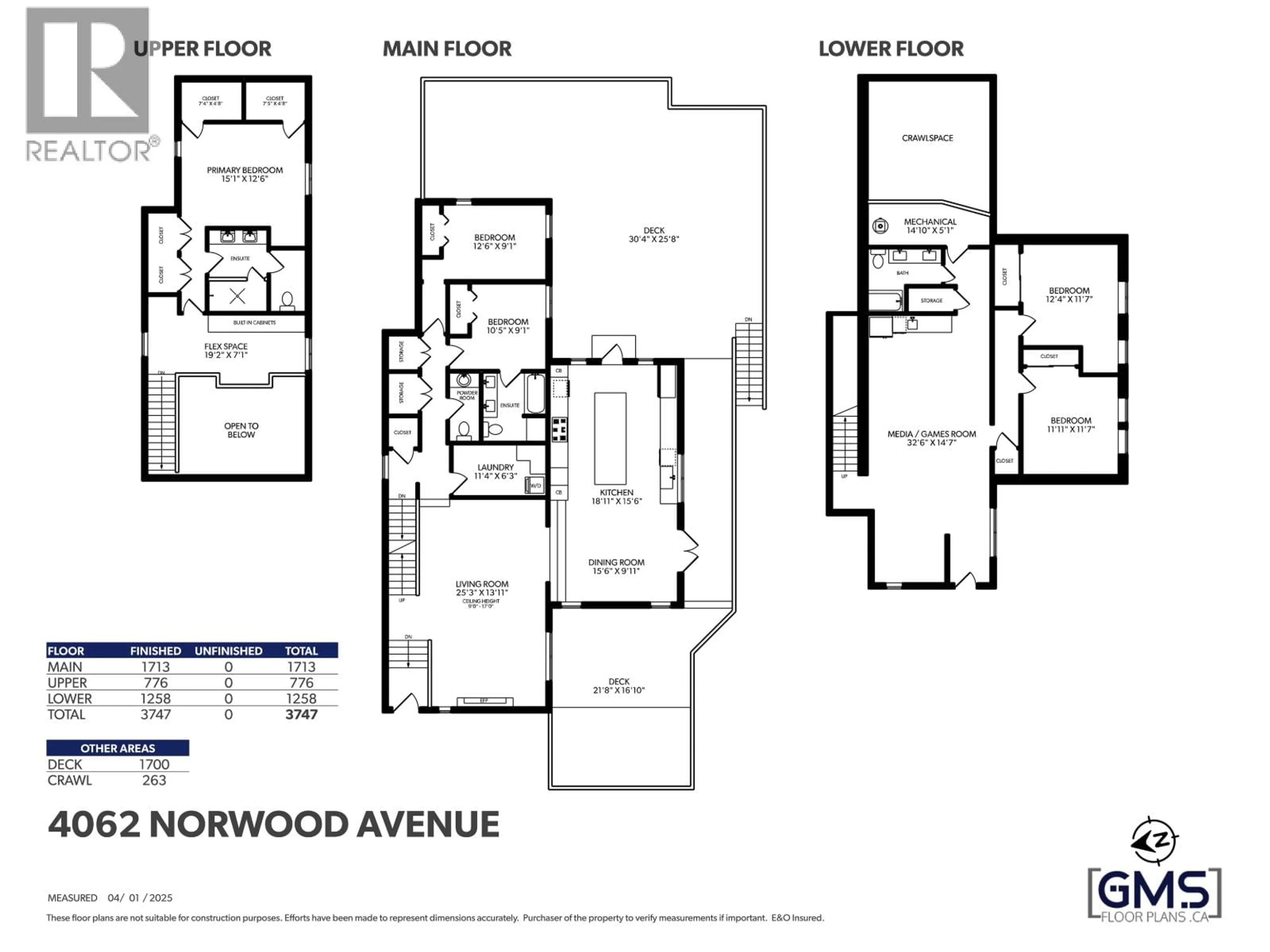 Floor plan for 4062 NORWOOD AVENUE, North Vancouver British Columbia V7N3R3