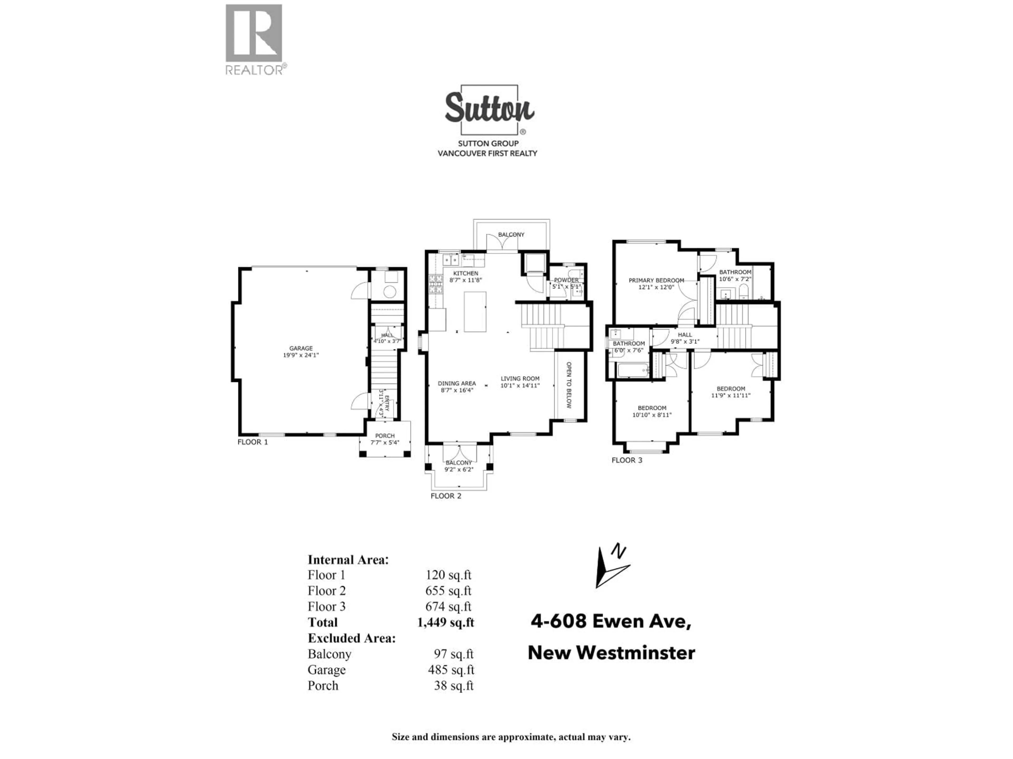 Floor plan for 4 - 608 EWEN AVENUE, New Westminster British Columbia V3M0H6