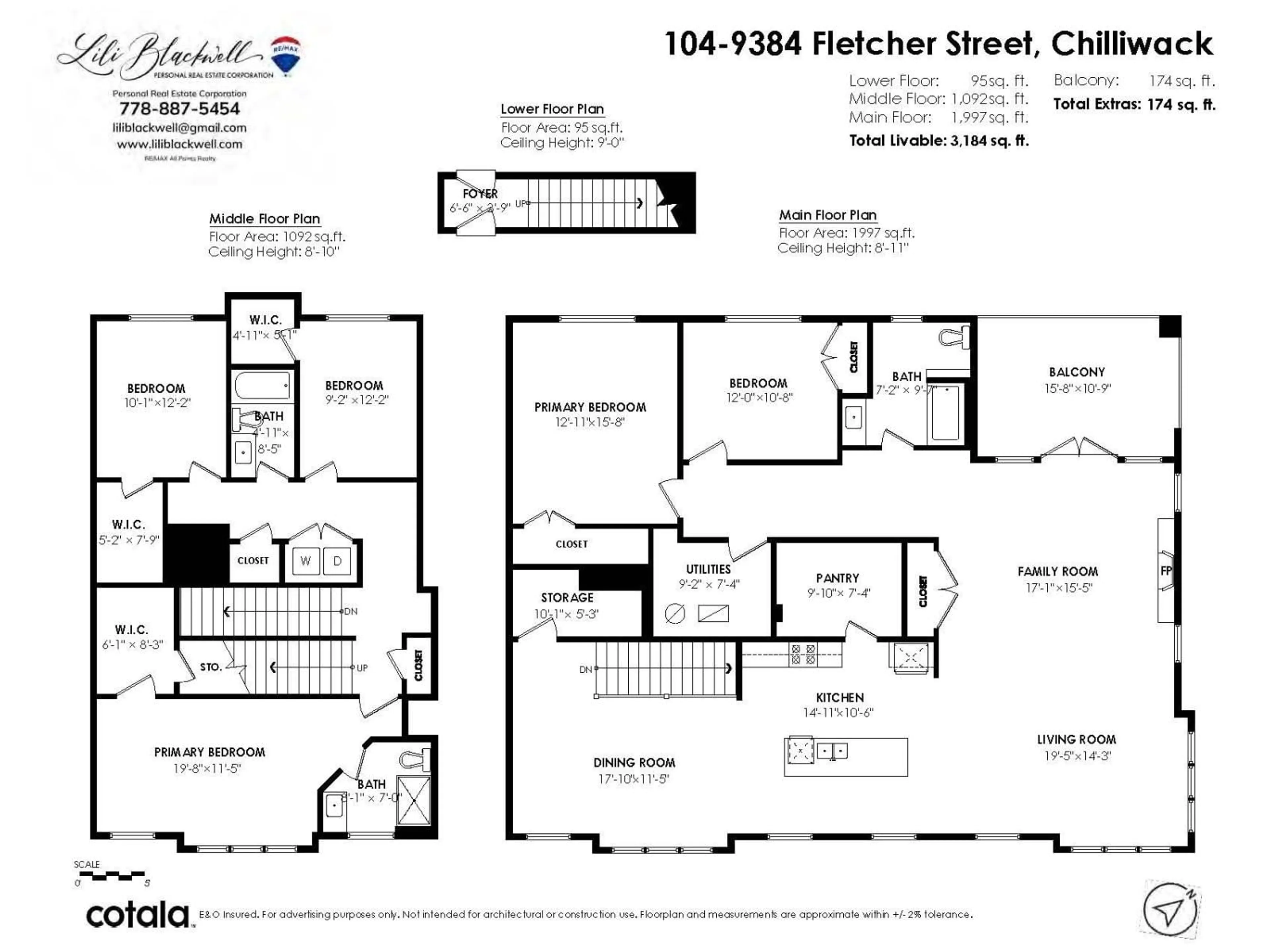 Floor plan for 104 - 9384 FLETCHER STREET, Chilliwack British Columbia V2P4Z2