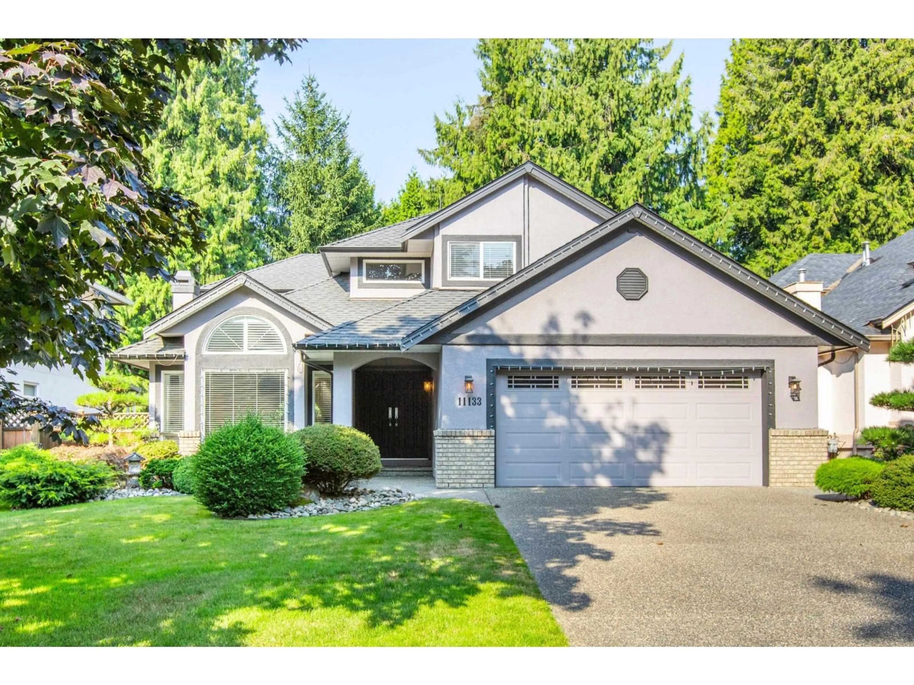 Home with vinyl exterior material, street for 11133 157, Surrey British Columbia V4N4R3