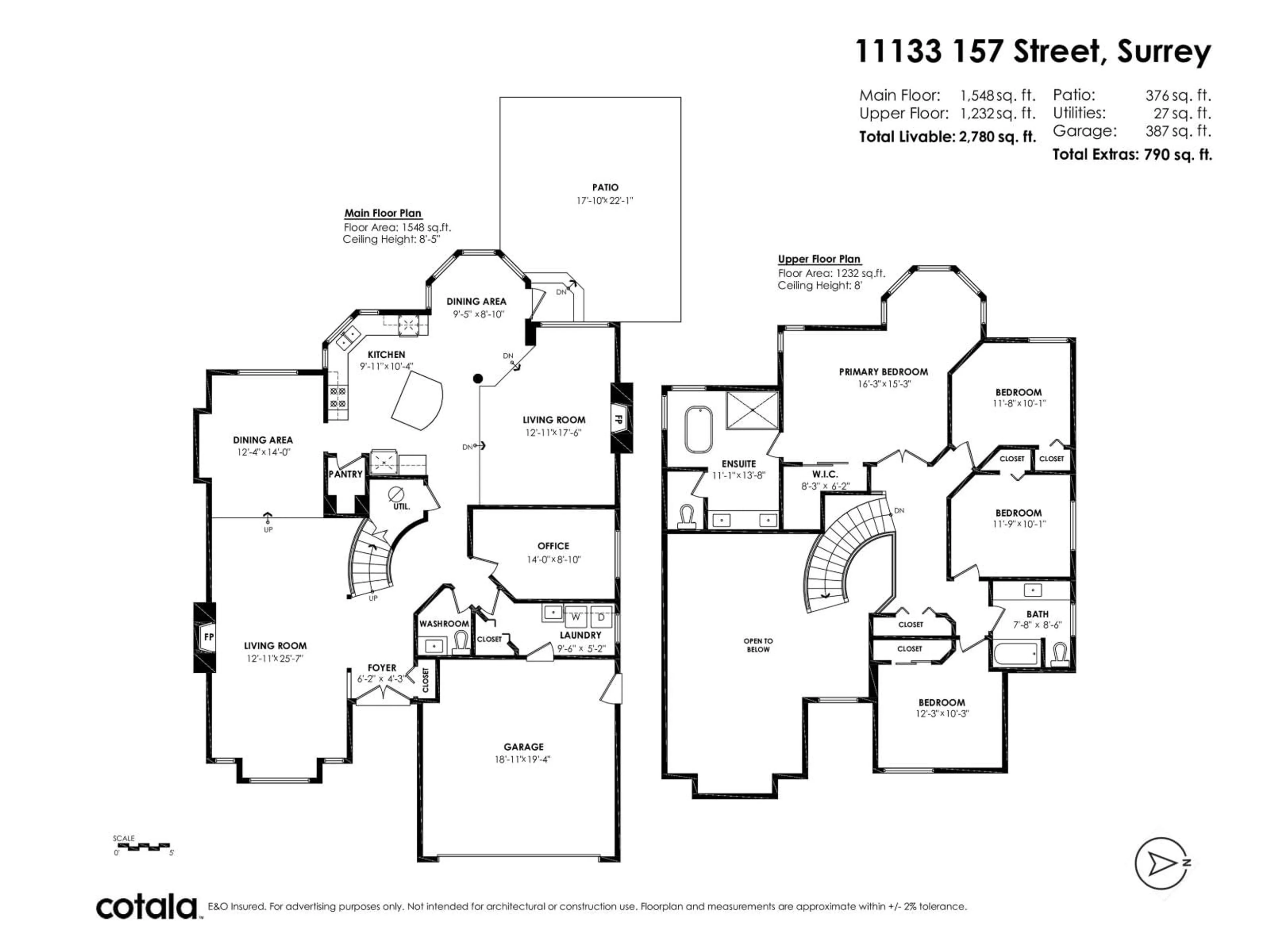 Floor plan for 11133 157, Surrey British Columbia V4N4R3