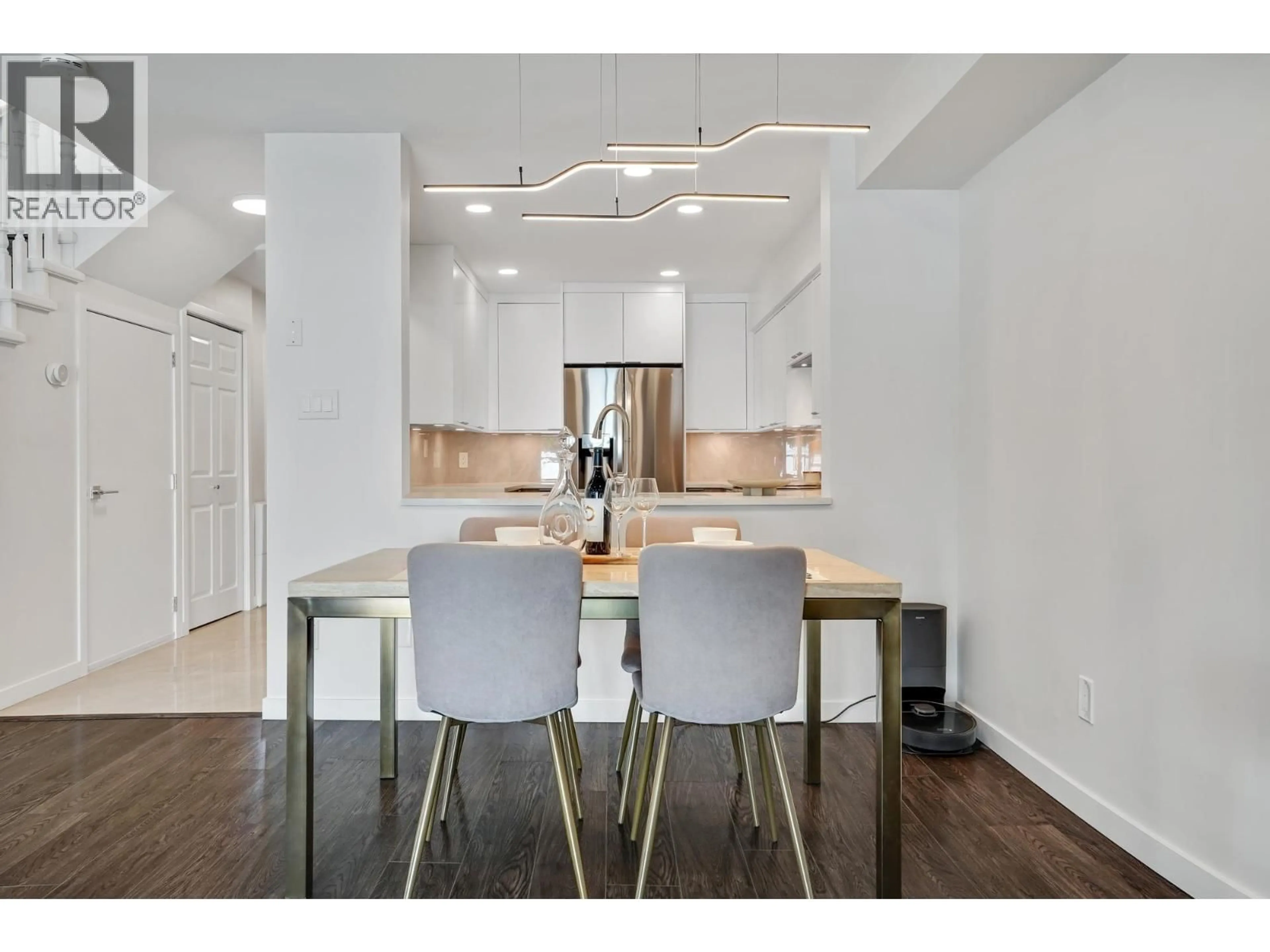 Open concept kitchen, wood/laminate floor for 9 - 7760 MINORU BOULEVARD, Richmond British Columbia V6Y1Z5