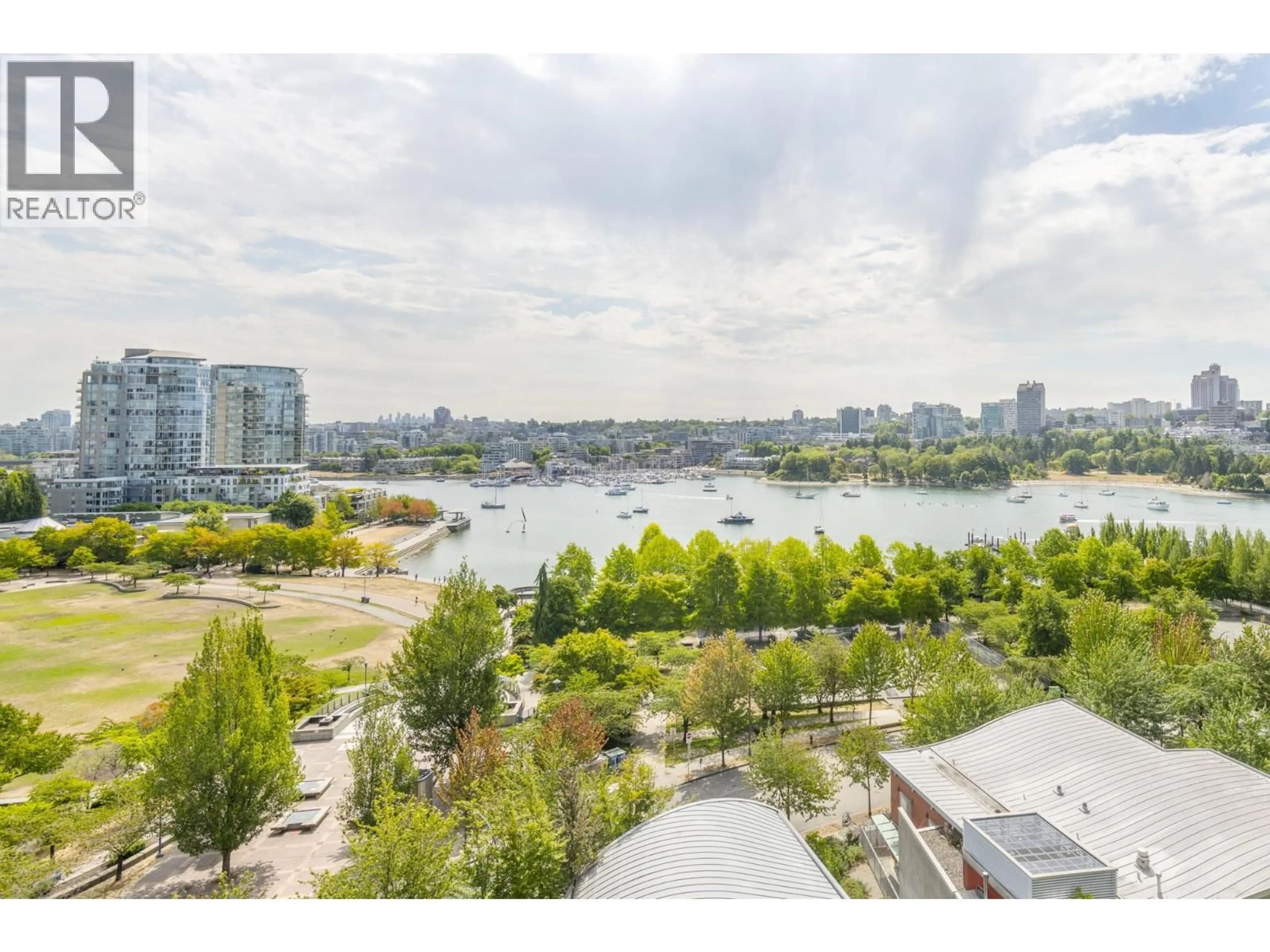 A pic from outside/outdoor area/front of a property/back of a property/a pic from drone, water/lake/river/ocean view for 1207 - 1408 STRATHMORE MEWS, Vancouver British Columbia V6Z3A9