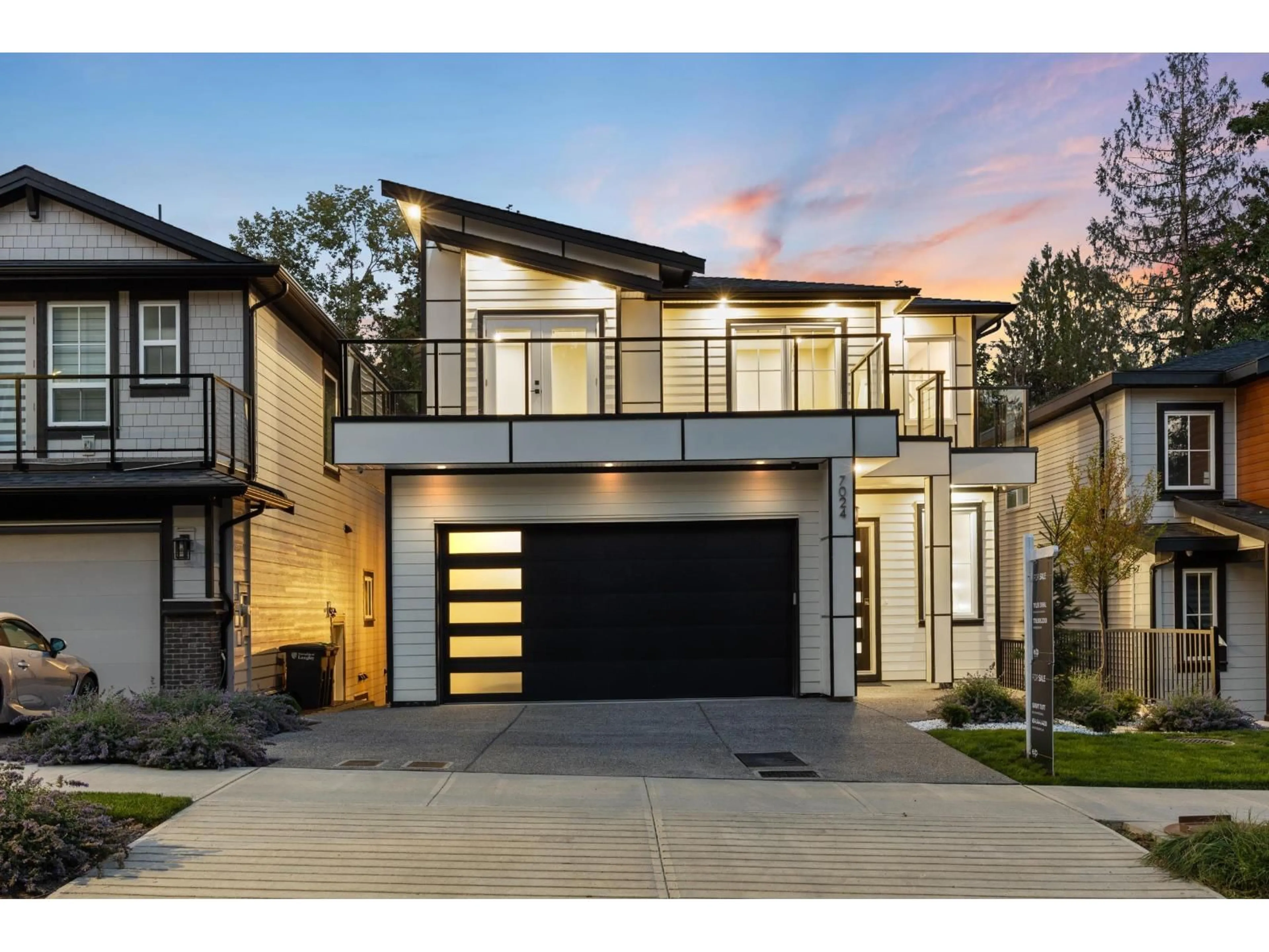 Home with brick exterior material, street for 7024 205, Langley British Columbia V2Y1S9