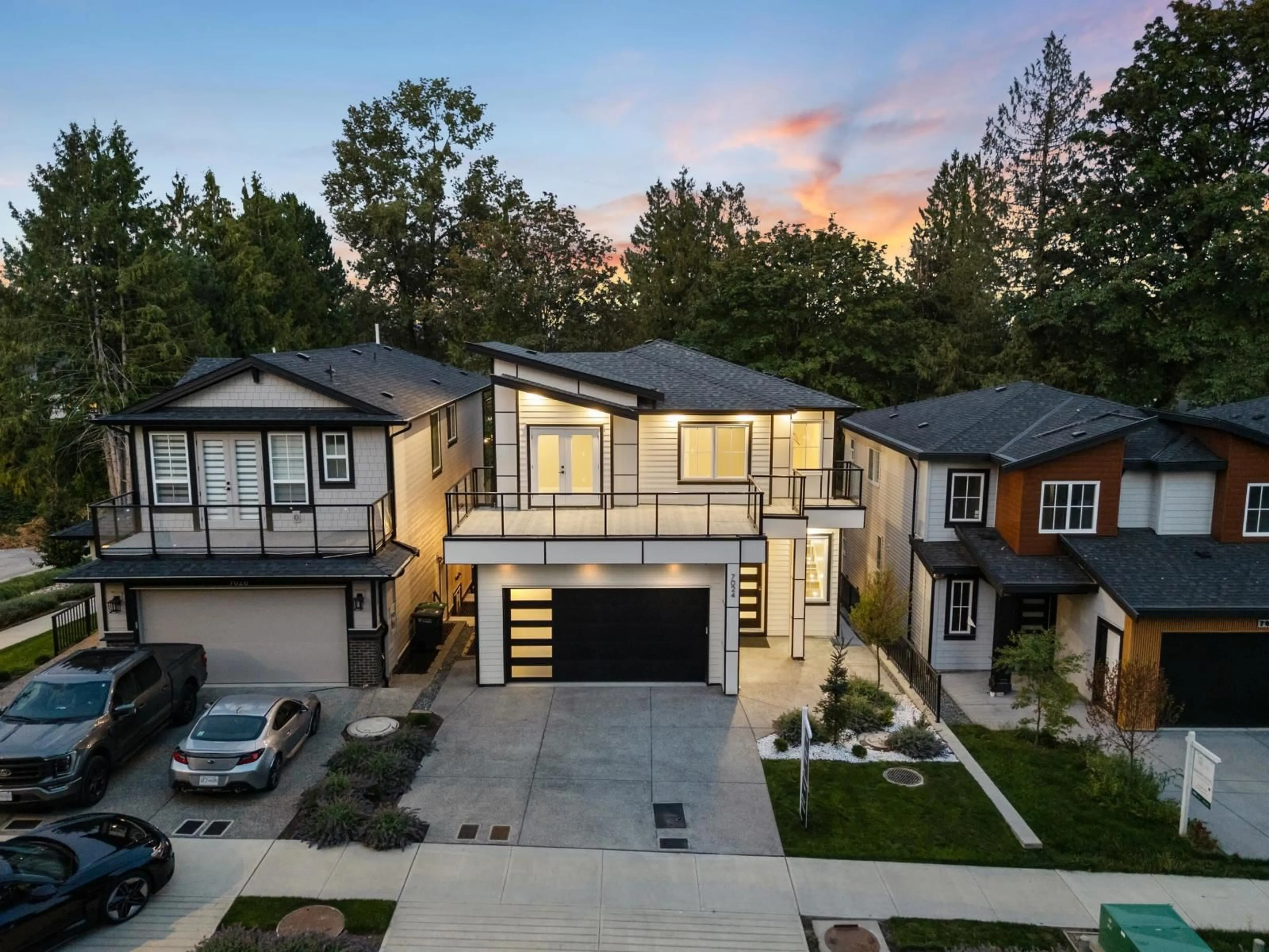 Home with brick exterior material, street for 7024 205, Langley British Columbia V2Y1S9