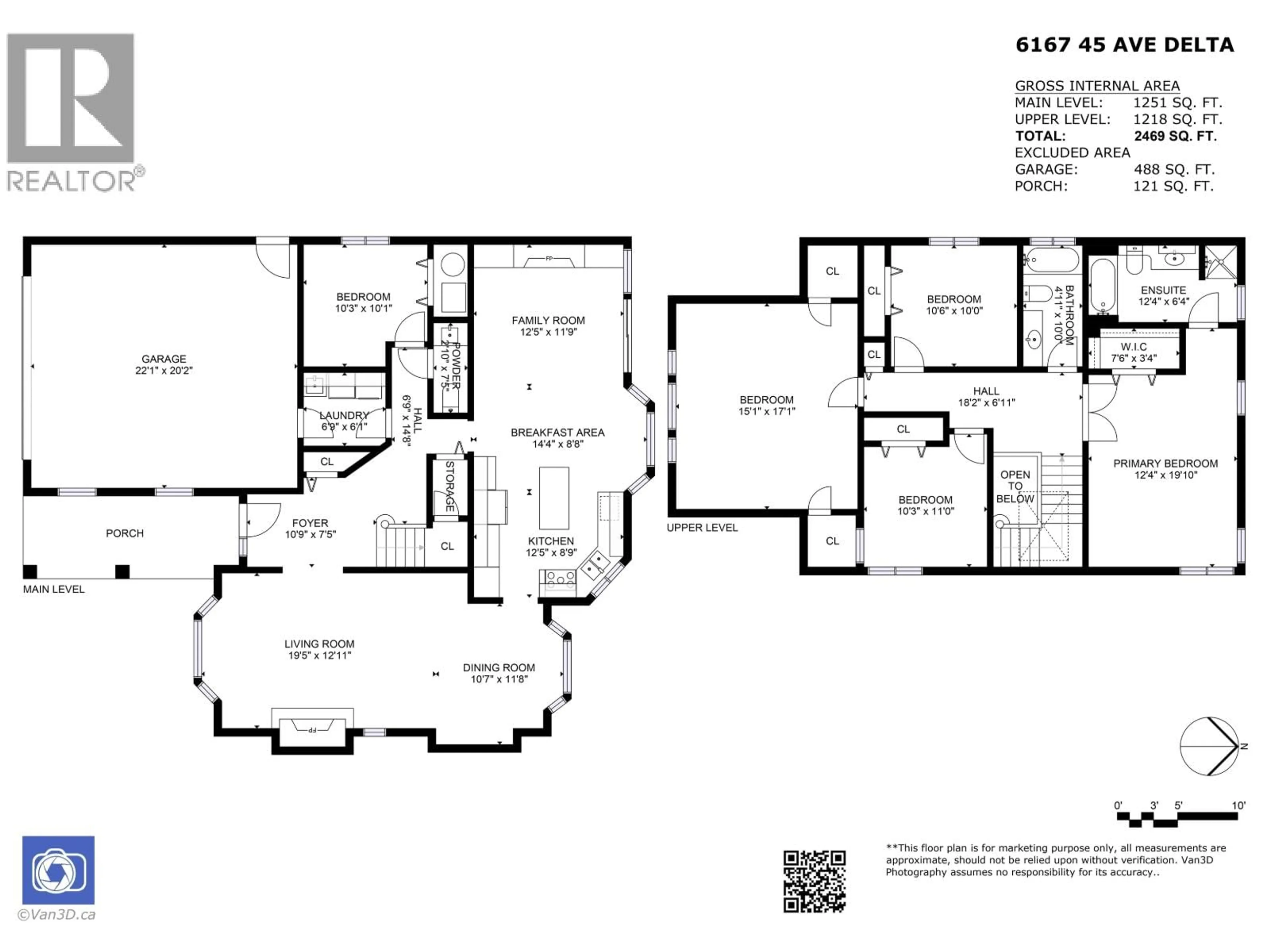 Floor plan for 6167 45 AVENUE, Delta British Columbia V4K4R1