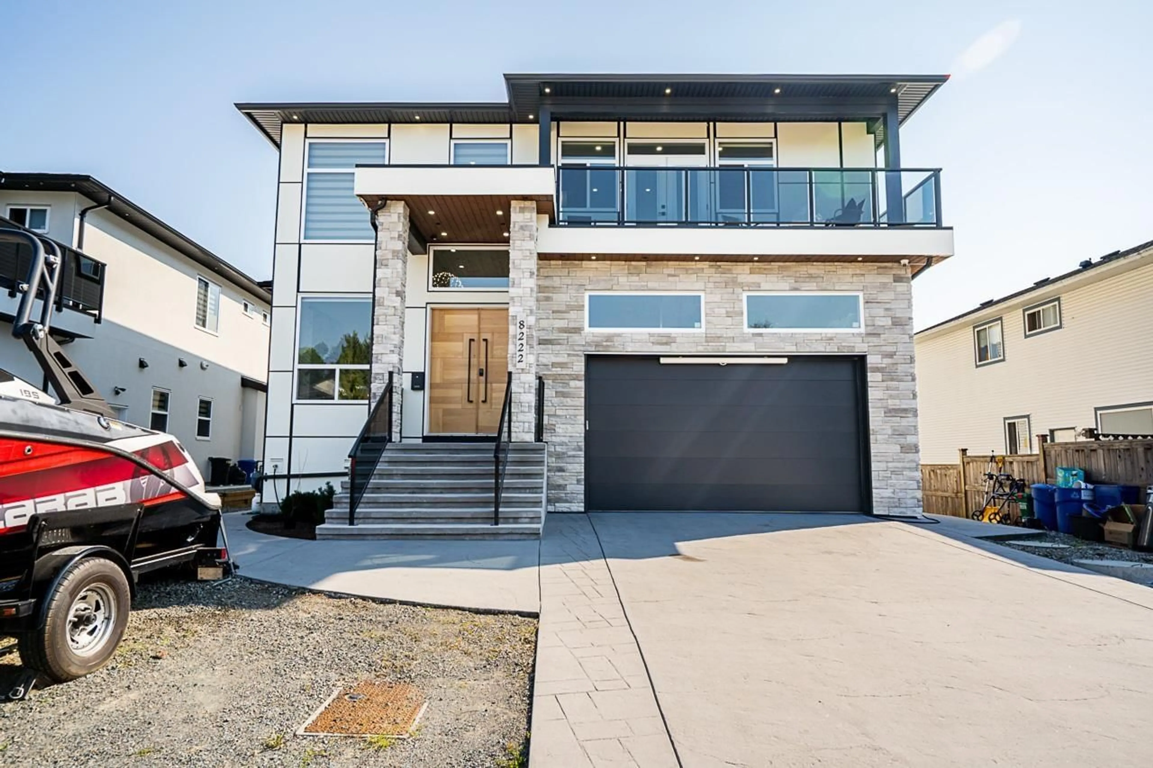 Home with brick exterior material, street for 8222 BOWYER, Mission British Columbia V2V6V9