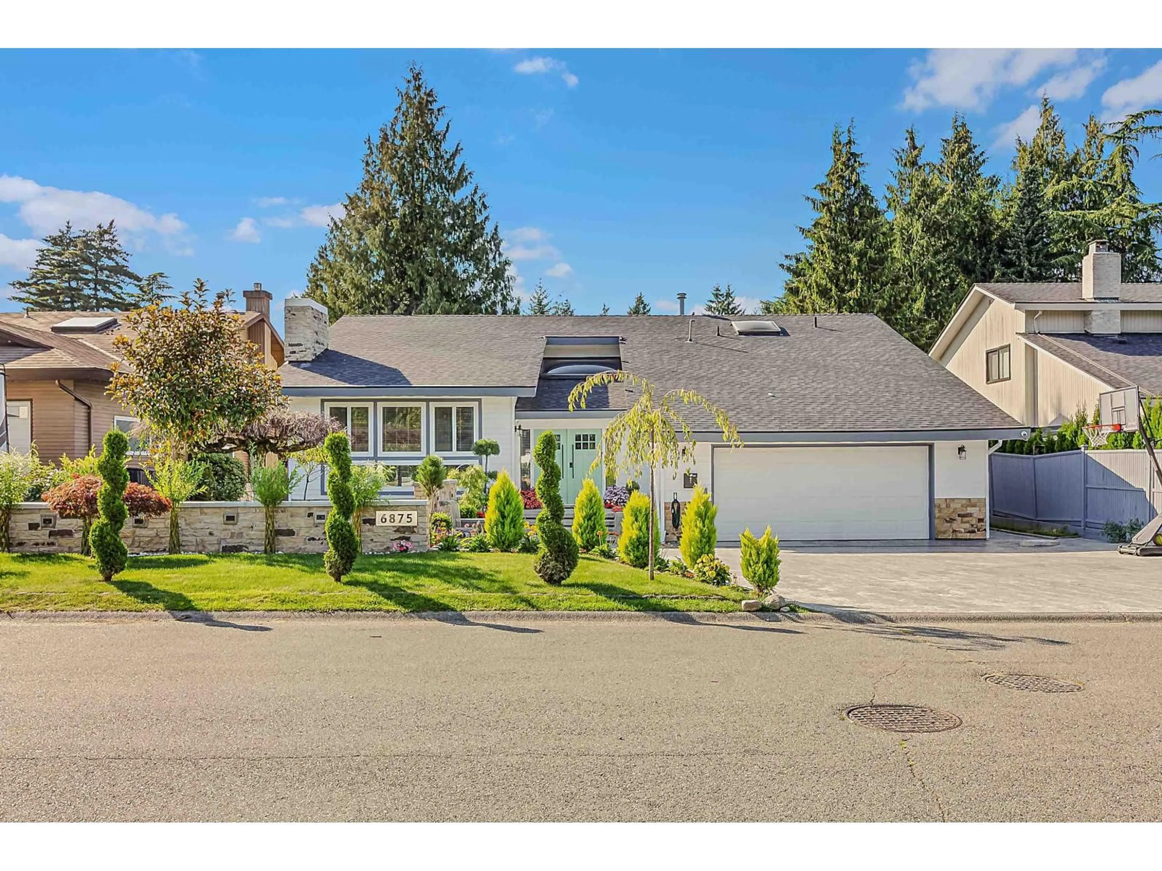 Home with vinyl exterior material, street for 6875 ROCKFORD, Delta British Columbia V4E2S5