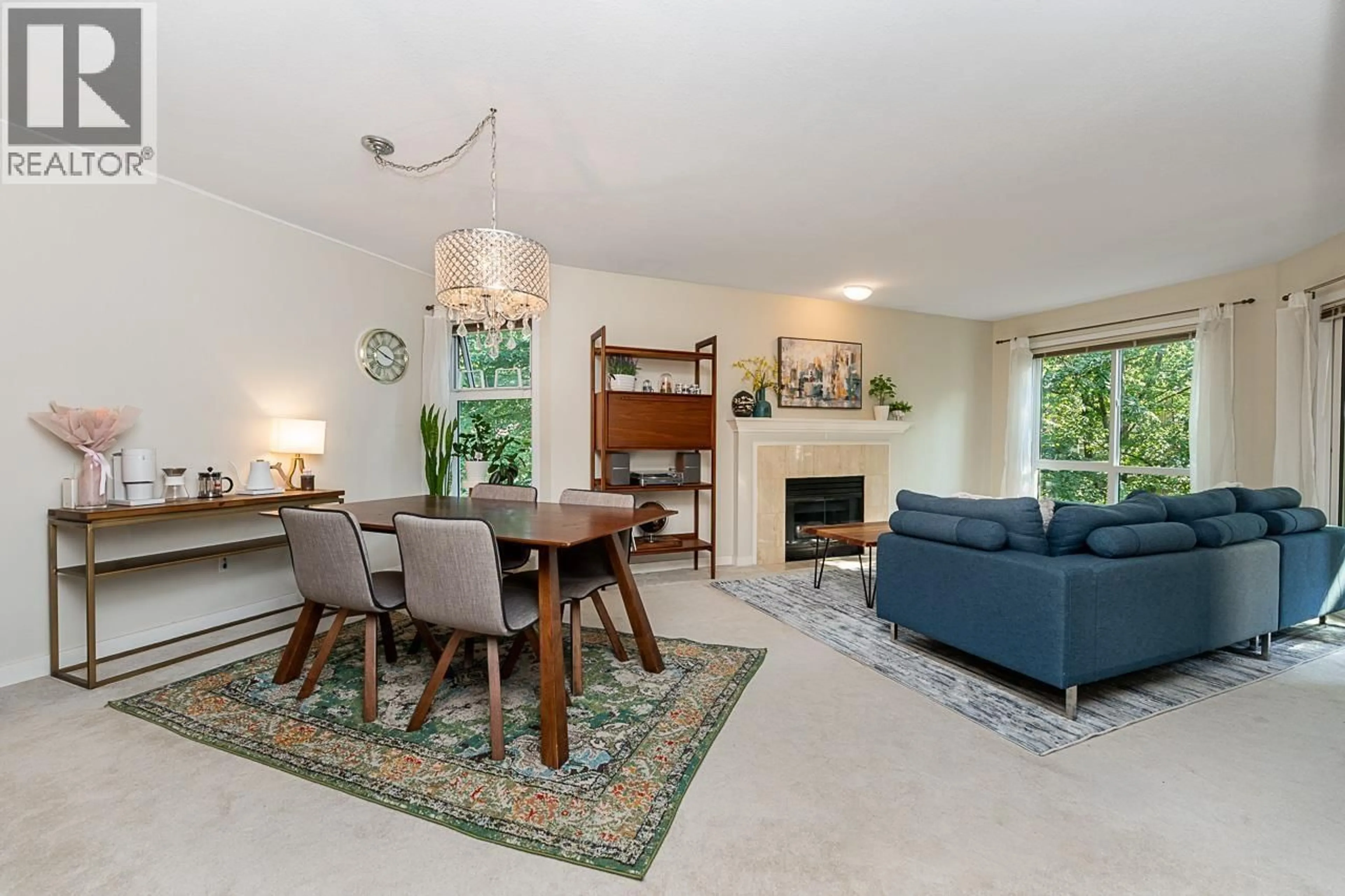Living room with furniture, ceramic/tile floor for 336 - 7439 MOFFATT ROAD, Richmond British Columbia V6Y1X9