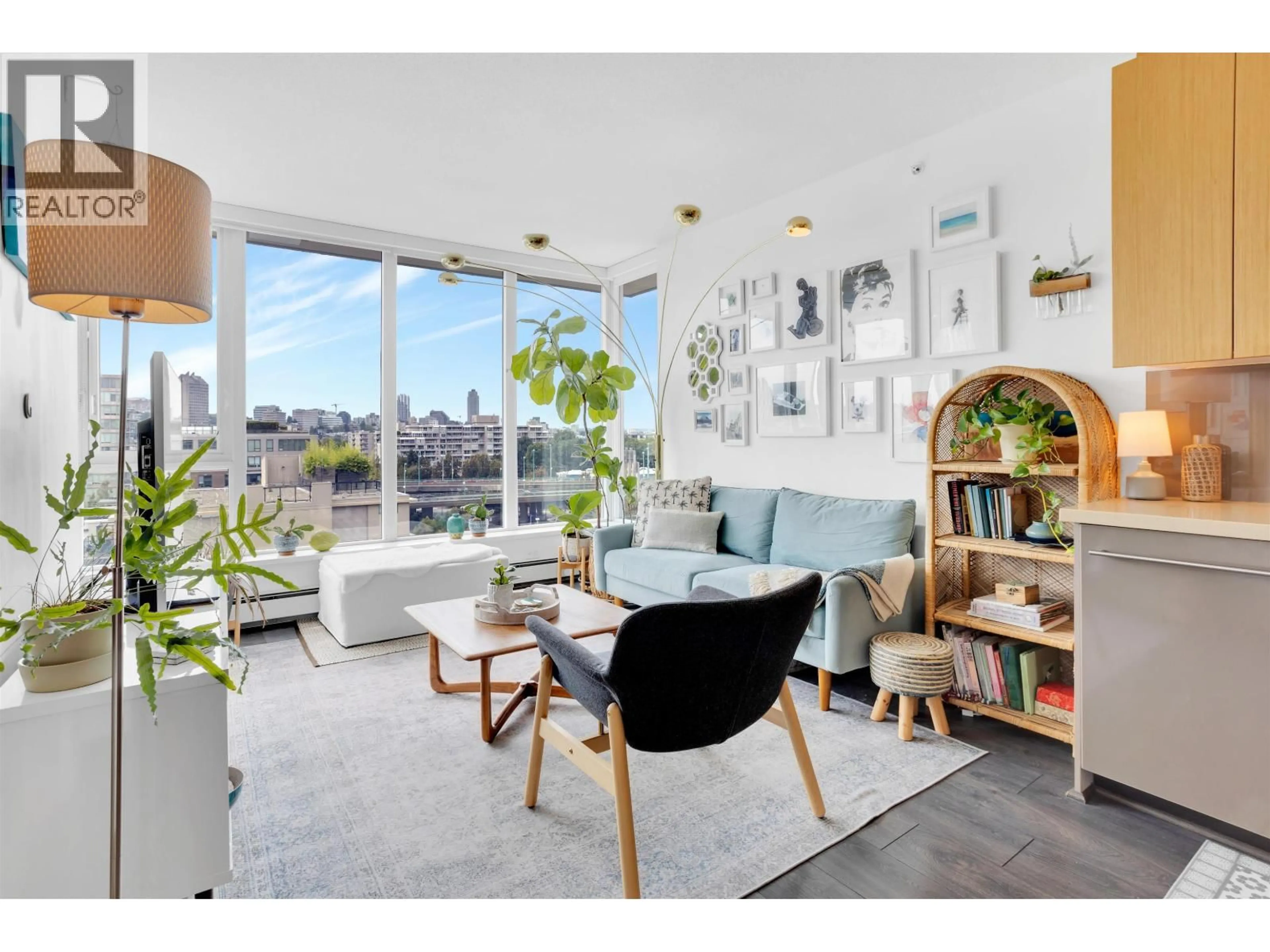Living room with furniture, unknown for 1008 - 1833 CROWE STREET, Vancouver British Columbia V5Y0A2
