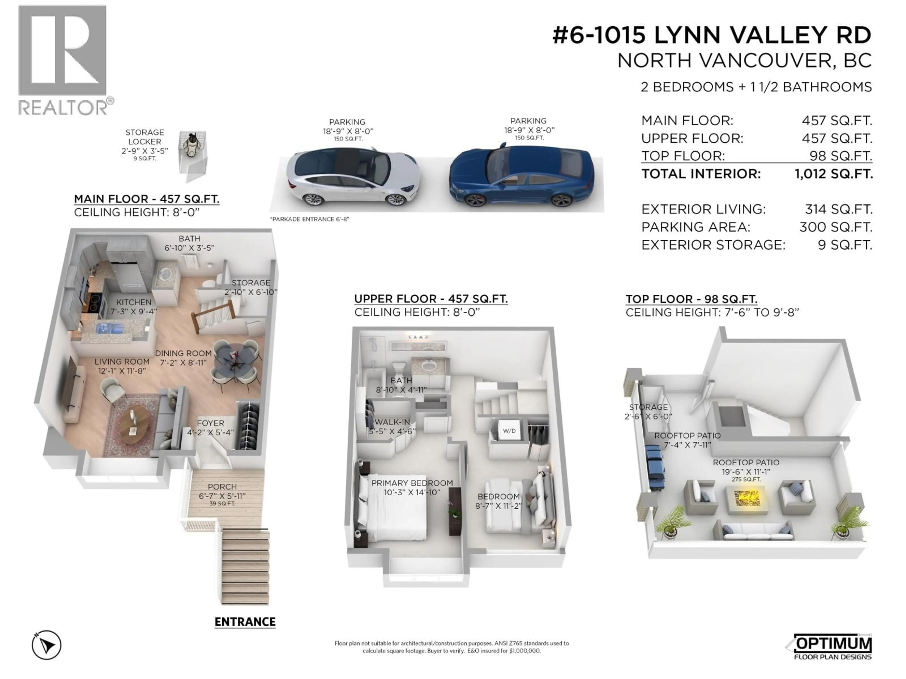 Floor plan for 6 - 1015 LYNN VALLEY ROAD, North Vancouver British Columbia V7J1Z6
