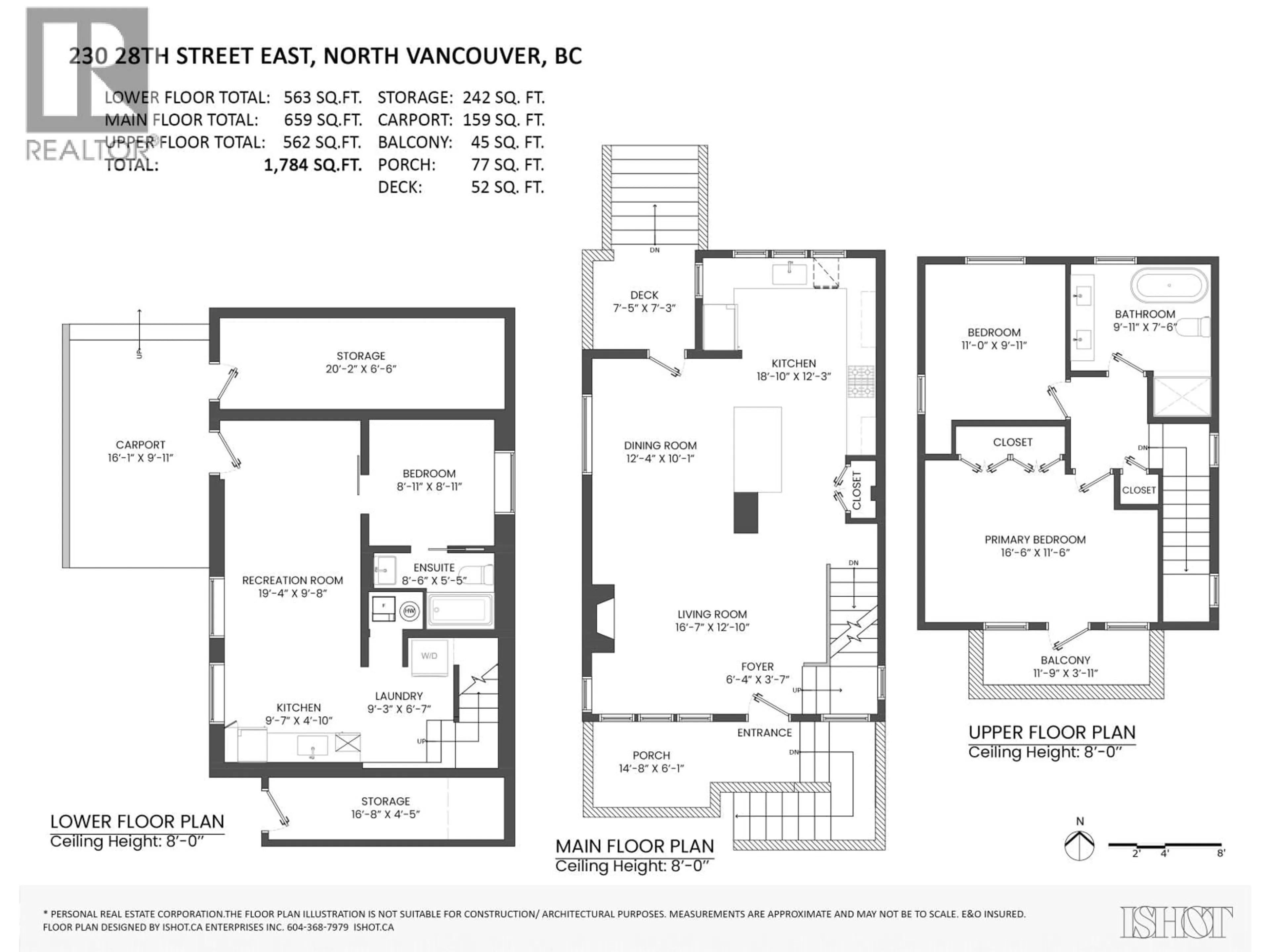 Floor plan for 230 28 STREET, North Vancouver British Columbia V7N1C2