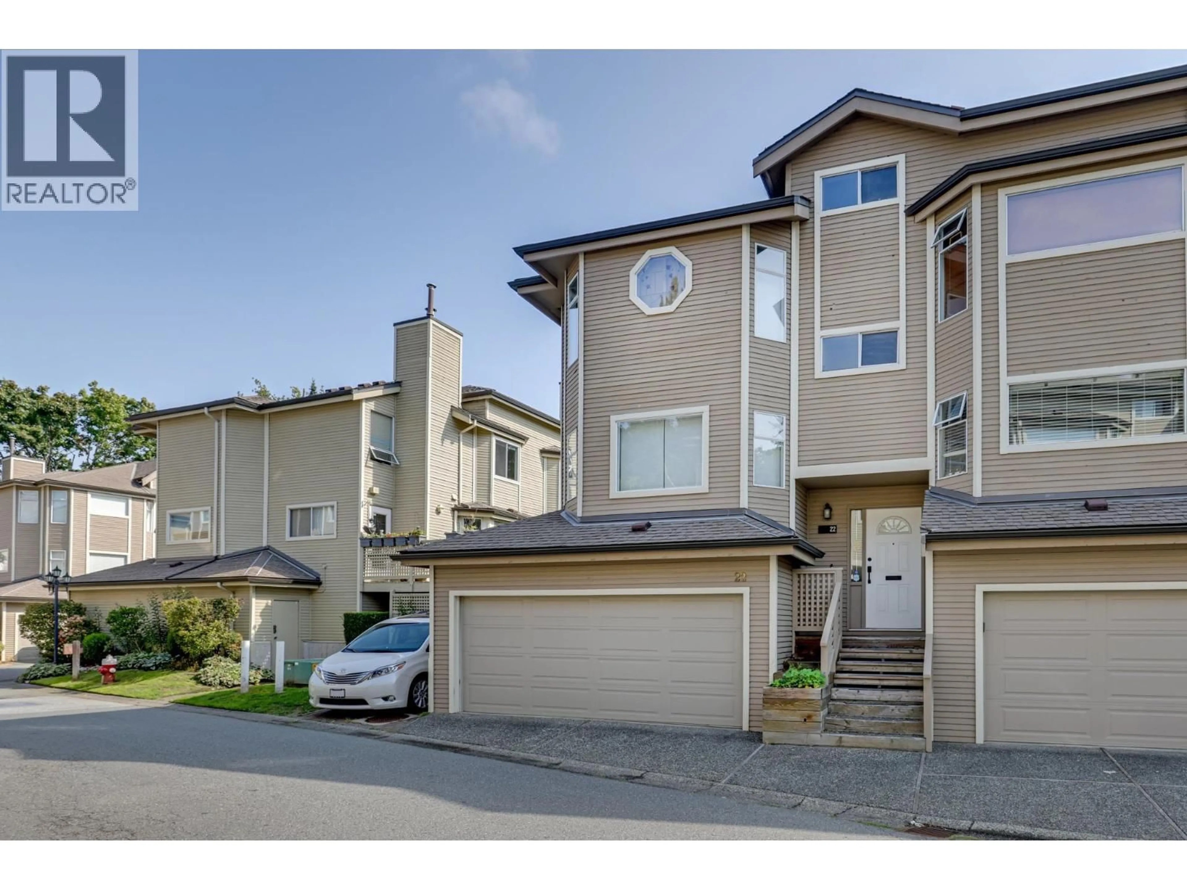 A pic from outside/outdoor area/front of a property/back of a property/a pic from drone, street for 22 - 5740 GARRISON ROAD, Richmond British Columbia V7C5E7