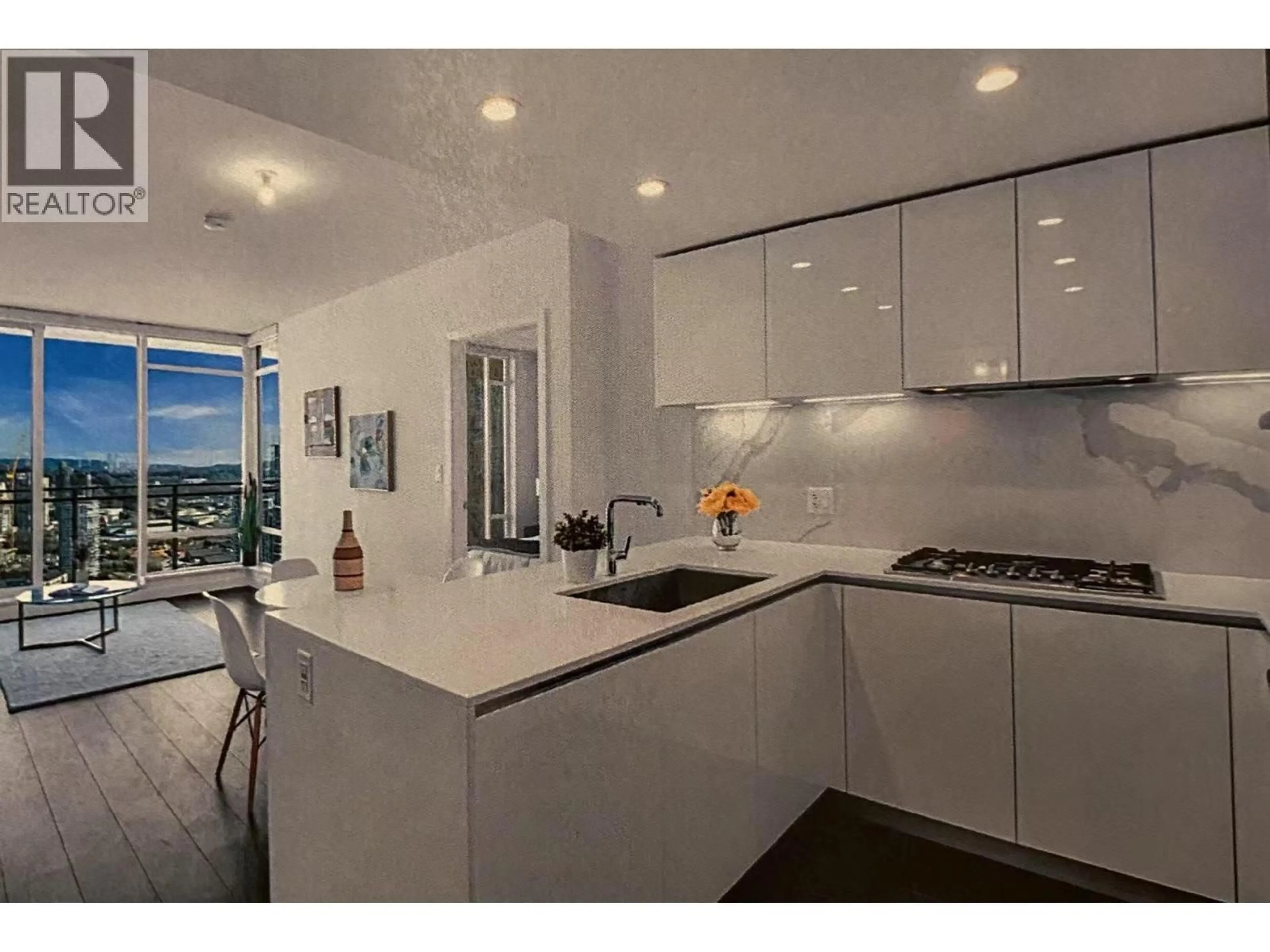 Open concept kitchen, ceramic/tile floor for 505 - 2085 SKYLINE COURT, Burnaby British Columbia V5C0M6