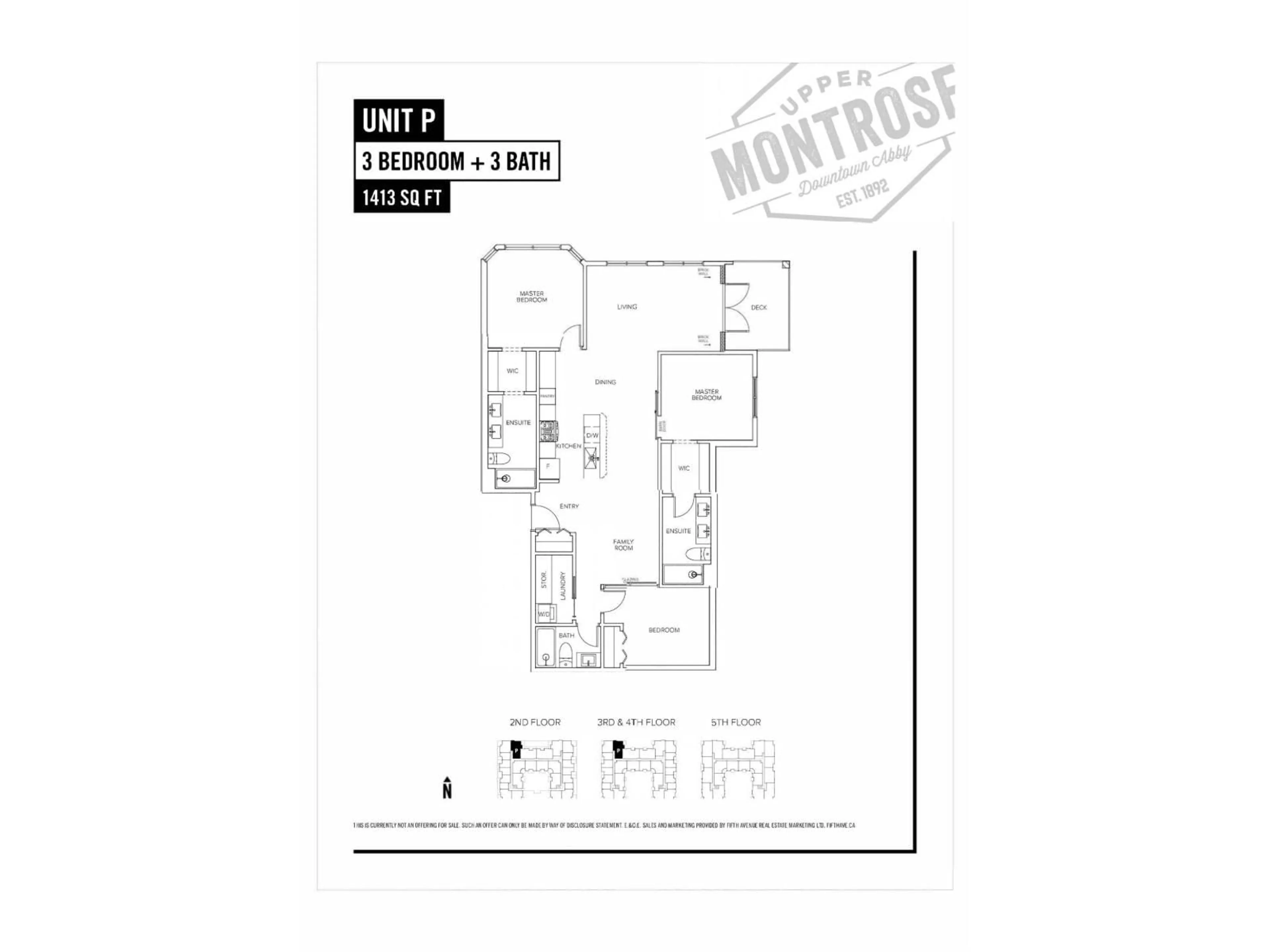 Floor plan for 426 - 2493 MONTROSE, Abbotsford British Columbia V2S3T2