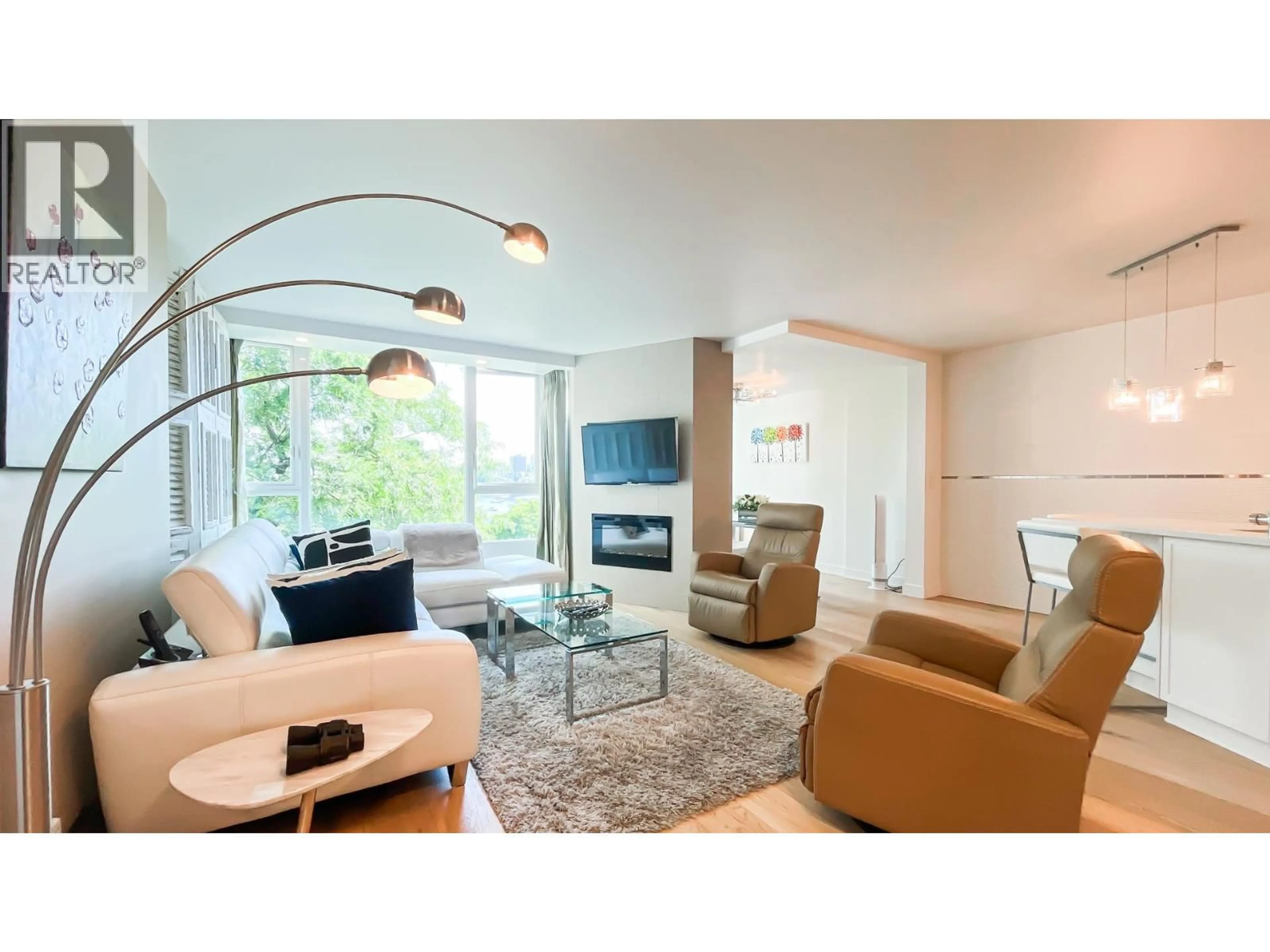 Living room with furniture, wood/laminate floor for 502 - 1388 HOMER STREET, Vancouver British Columbia V6B6A7