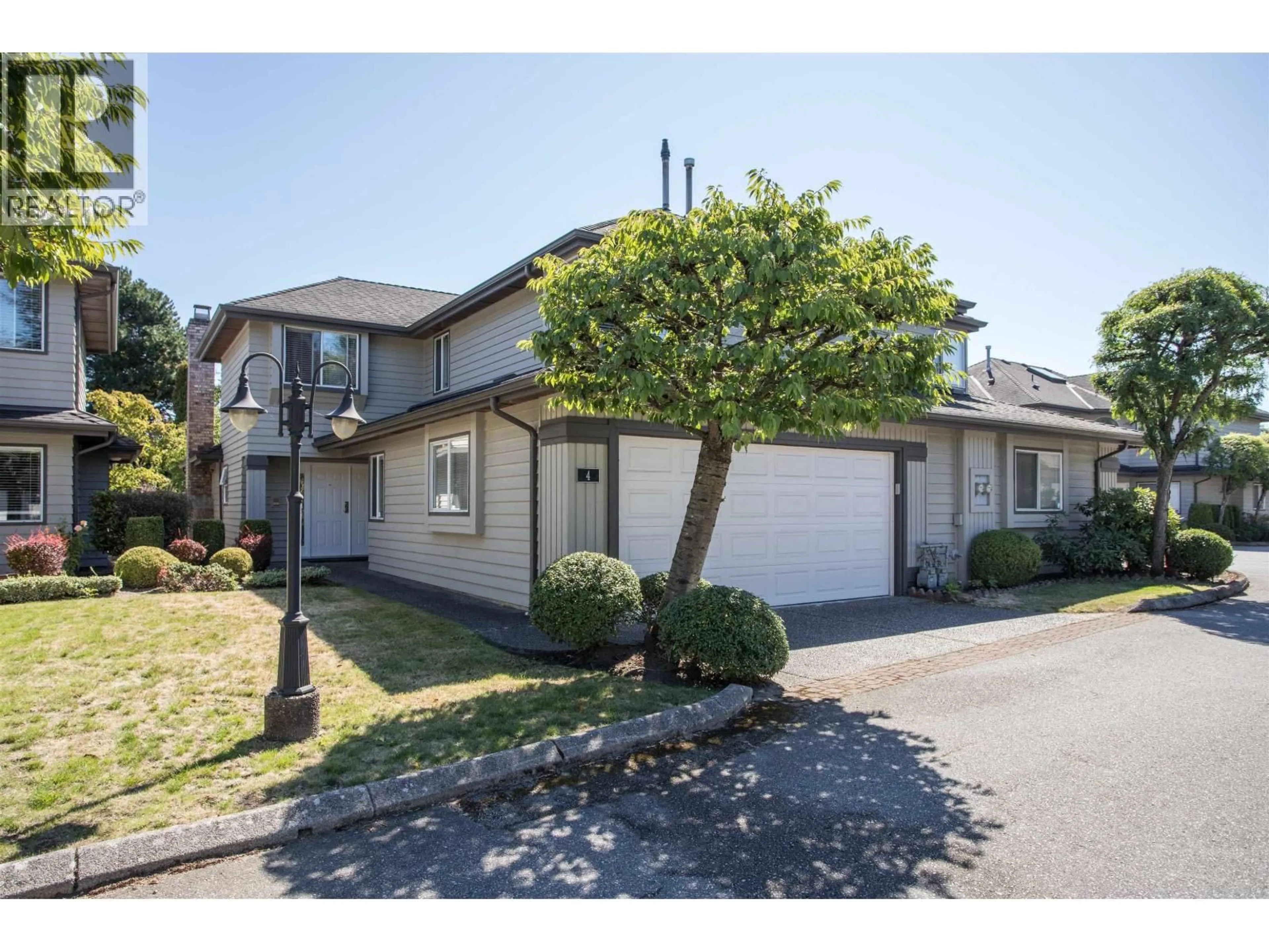 Home with vinyl exterior material, street for 4 - 9331 FRANCIS ROAD, Richmond British Columbia V6Y1B2