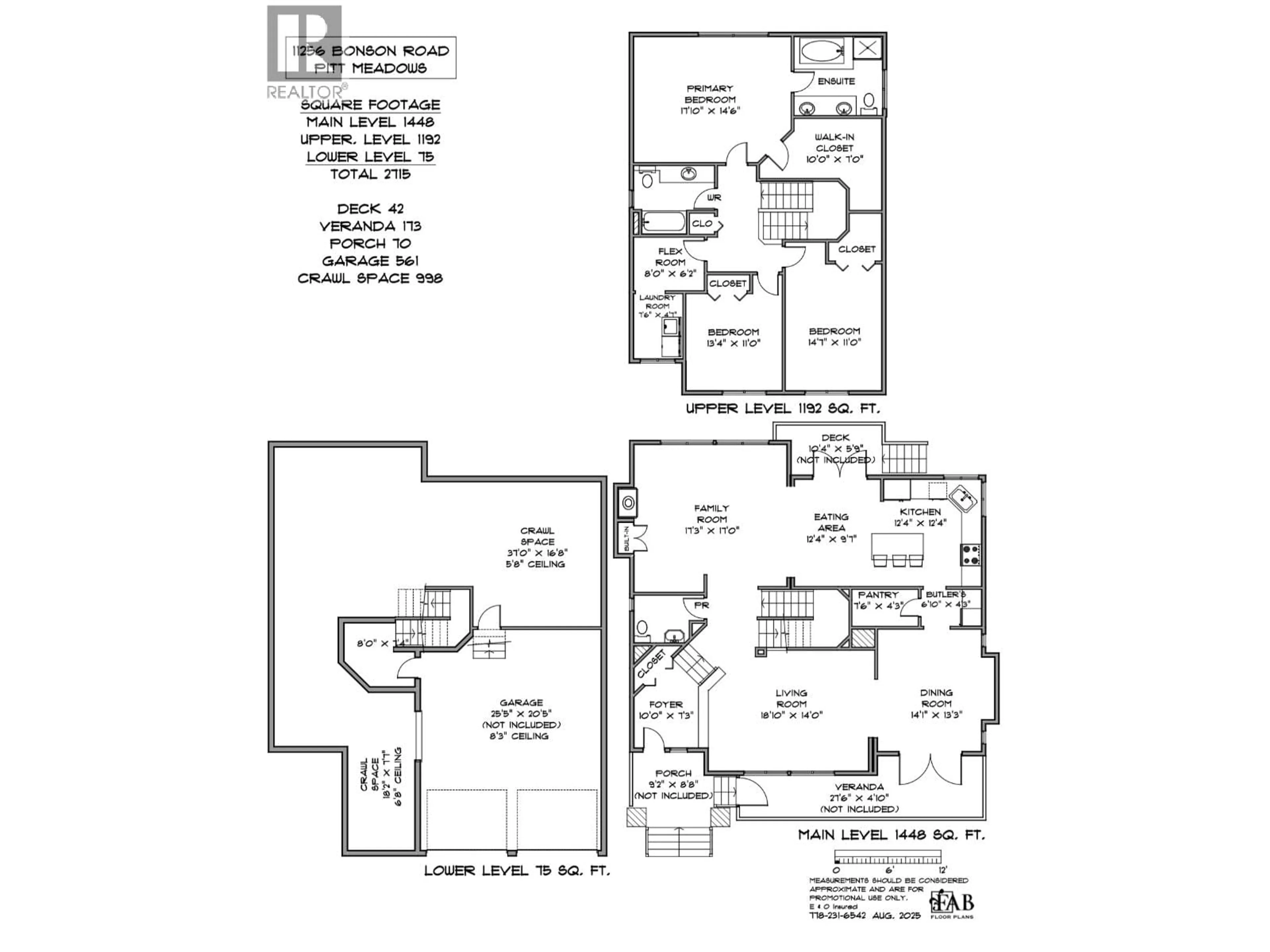 Floor plan for 11256 BONSON ROAD, Pitt Meadows British Columbia V3Y2V3