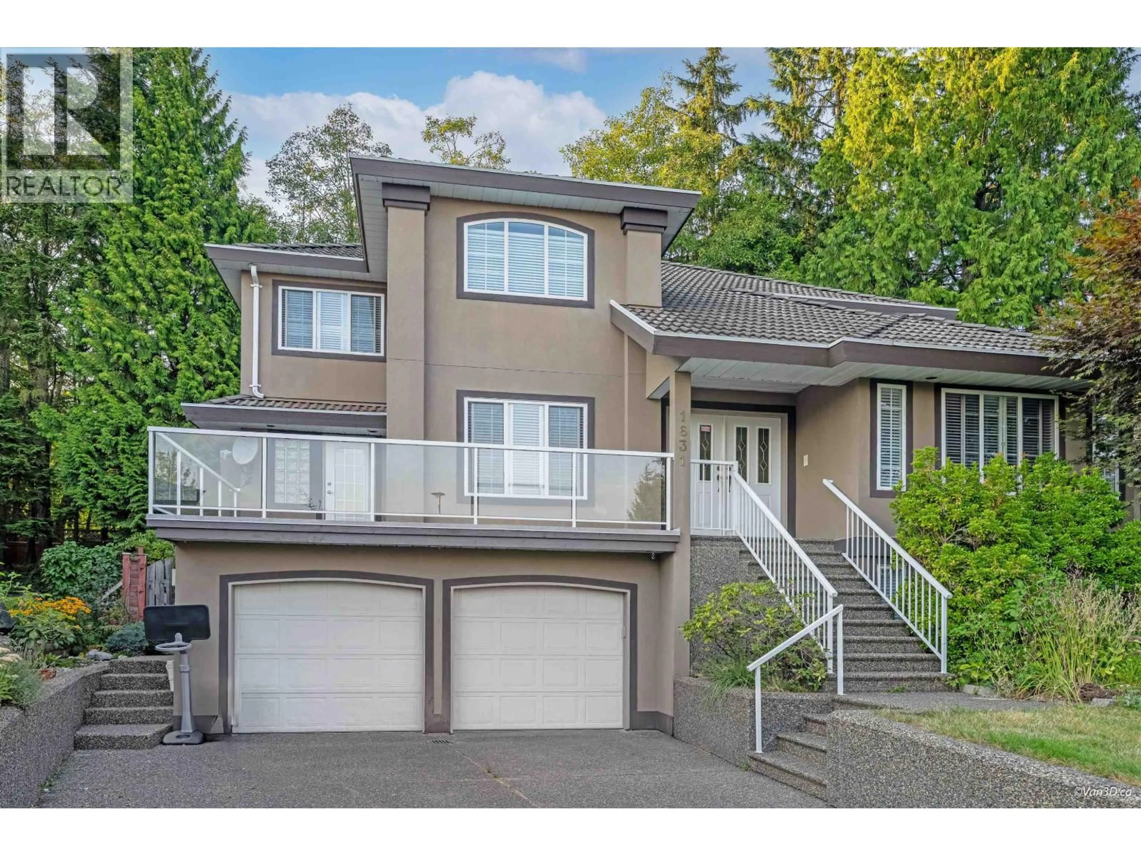 Home with vinyl exterior material, street for 1631 SUNDEW PLACE, Coquitlam British Columbia V3E2Y4