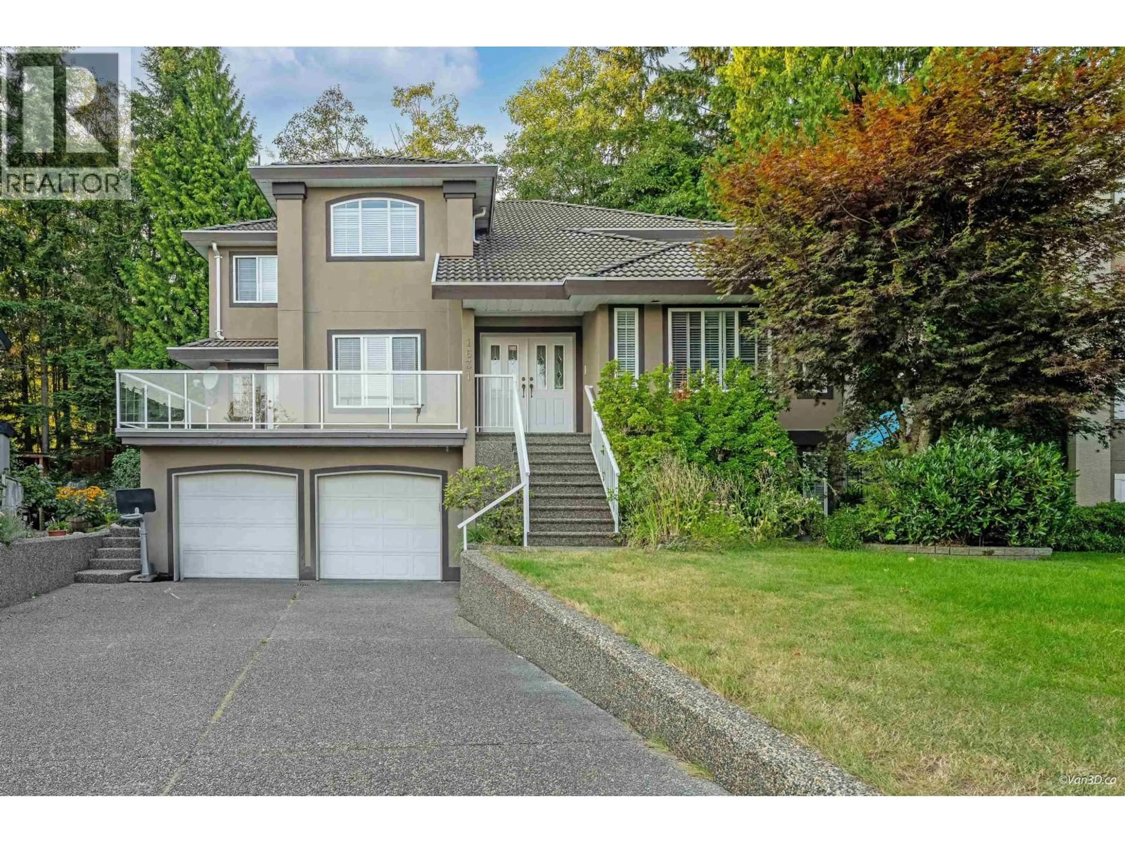 Home with vinyl exterior material, street for 1631 SUNDEW PLACE, Coquitlam British Columbia V3E2Y4