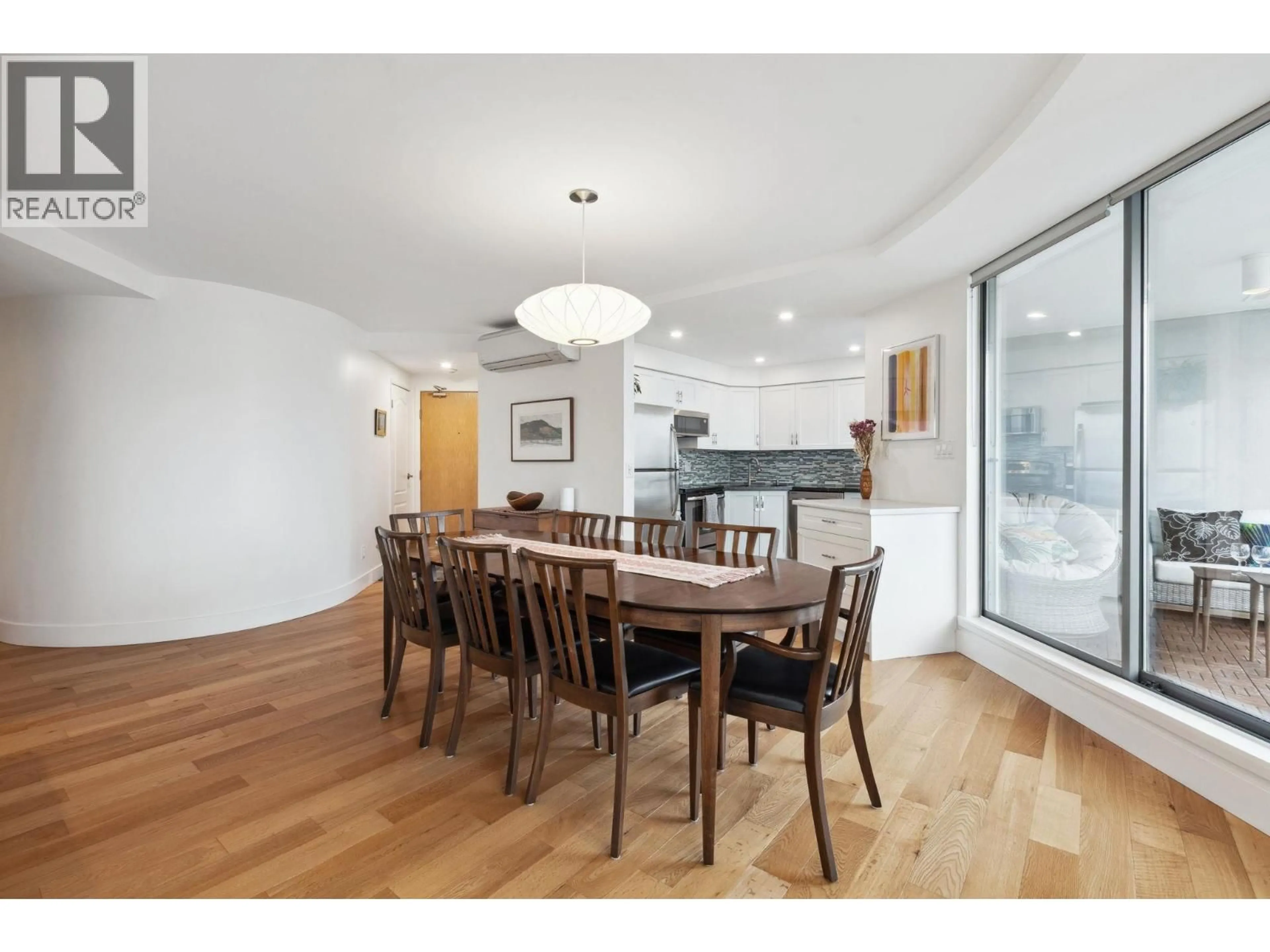 Dining room, wood/laminate floor for 1202 - 120 2ND STREET, North Vancouver British Columbia V7M1C3