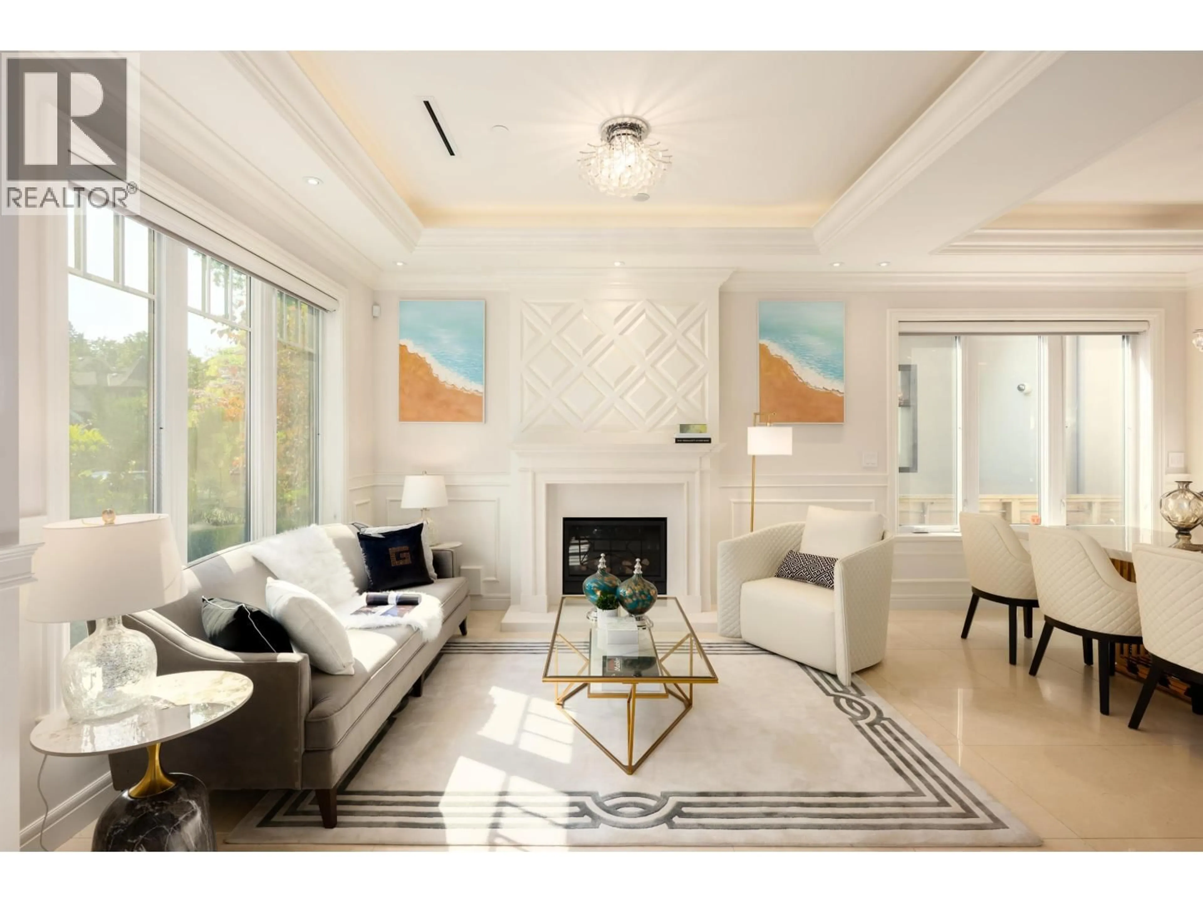 Living room with furniture, ceramic/tile floor for 4043 11TH AVENUE, Vancouver British Columbia V6R2L4