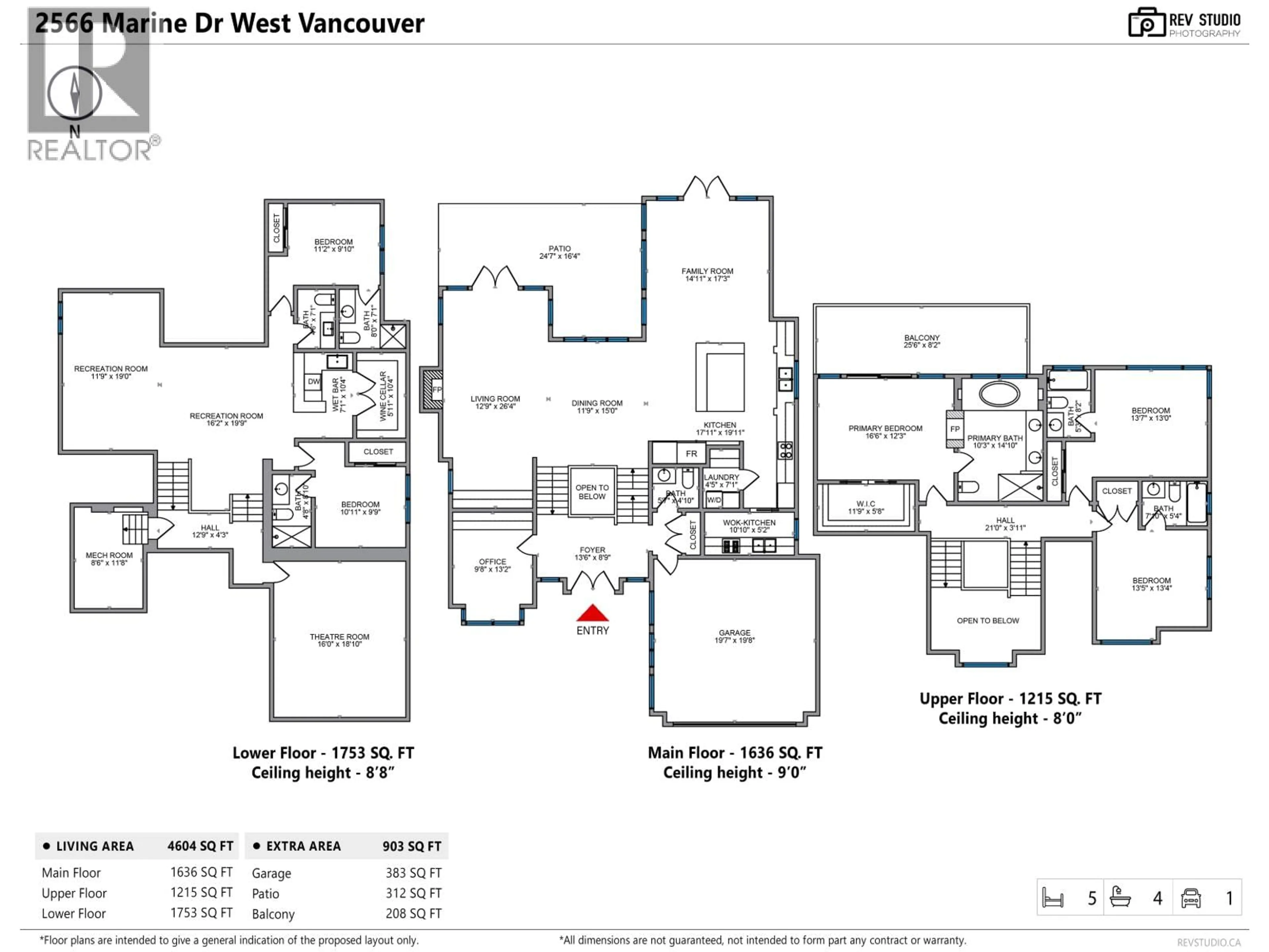 Floor plan for 2566 MARINE DRIVE, West Vancouver British Columbia V7V1L4