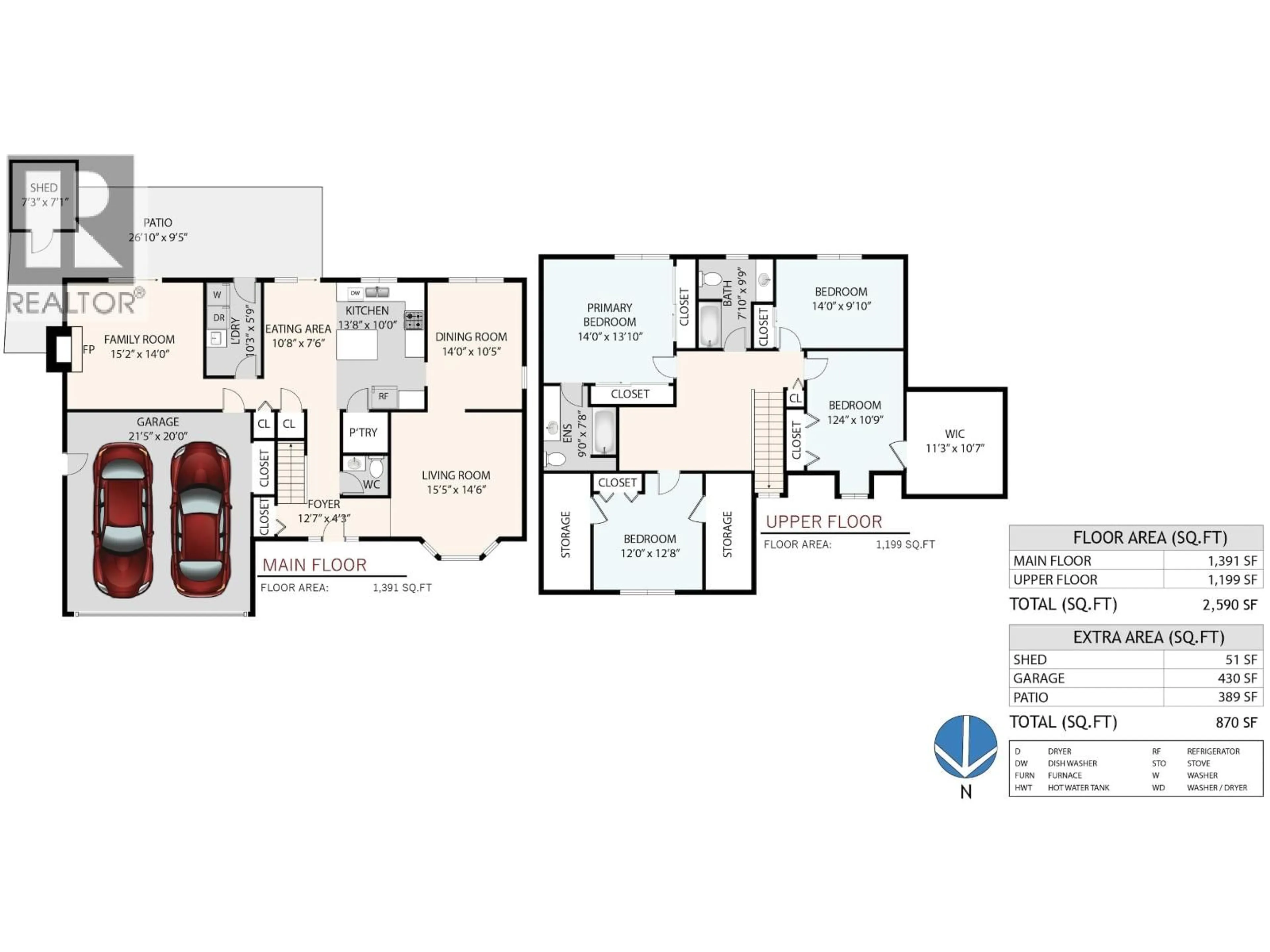 Floor plan for 5256 CAMBRIDGE COURT, Delta British Columbia V4M3Z1