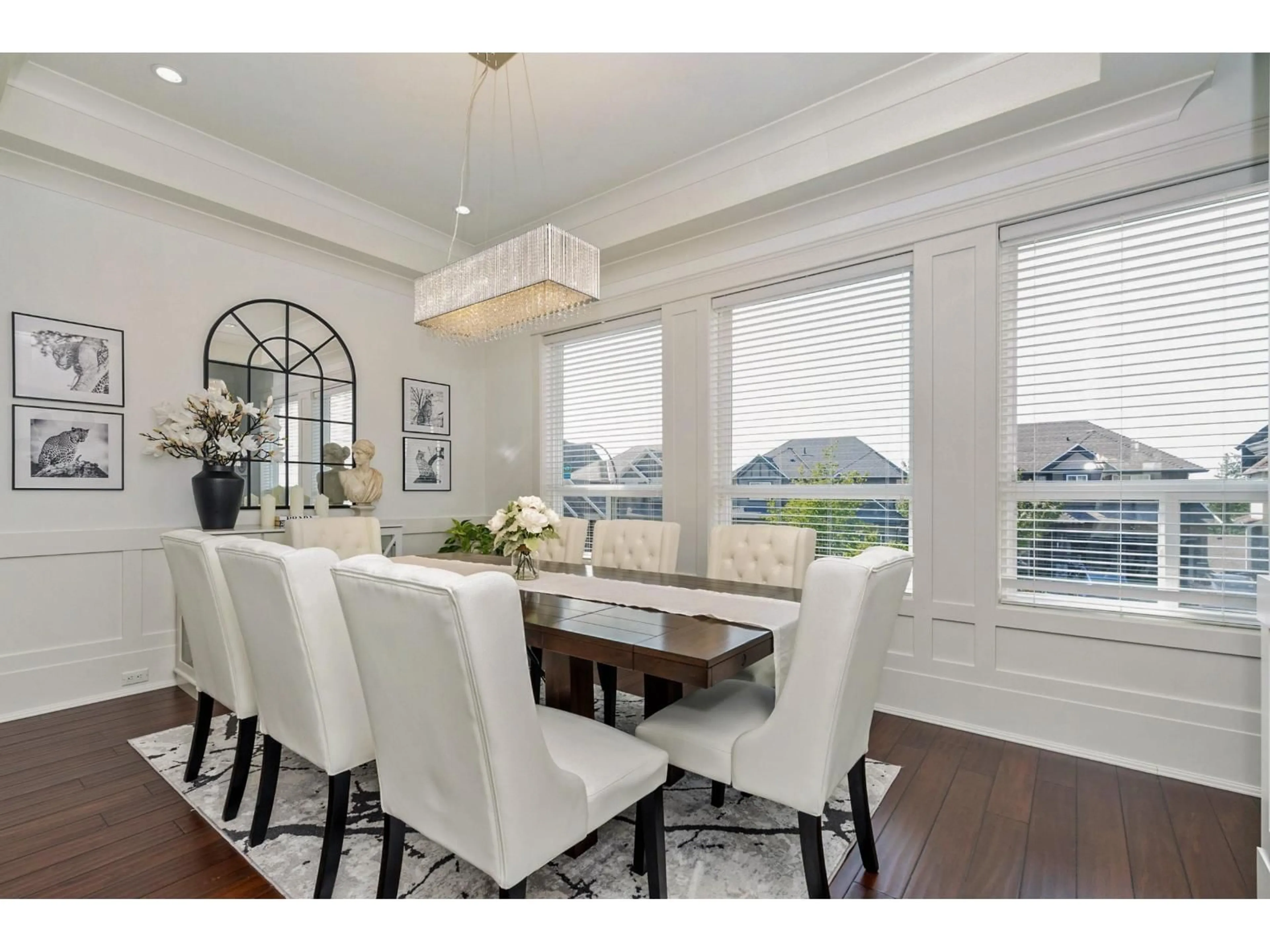 Dining room, wood/laminate floor for 7132 178, Surrey British Columbia V3S0Z7