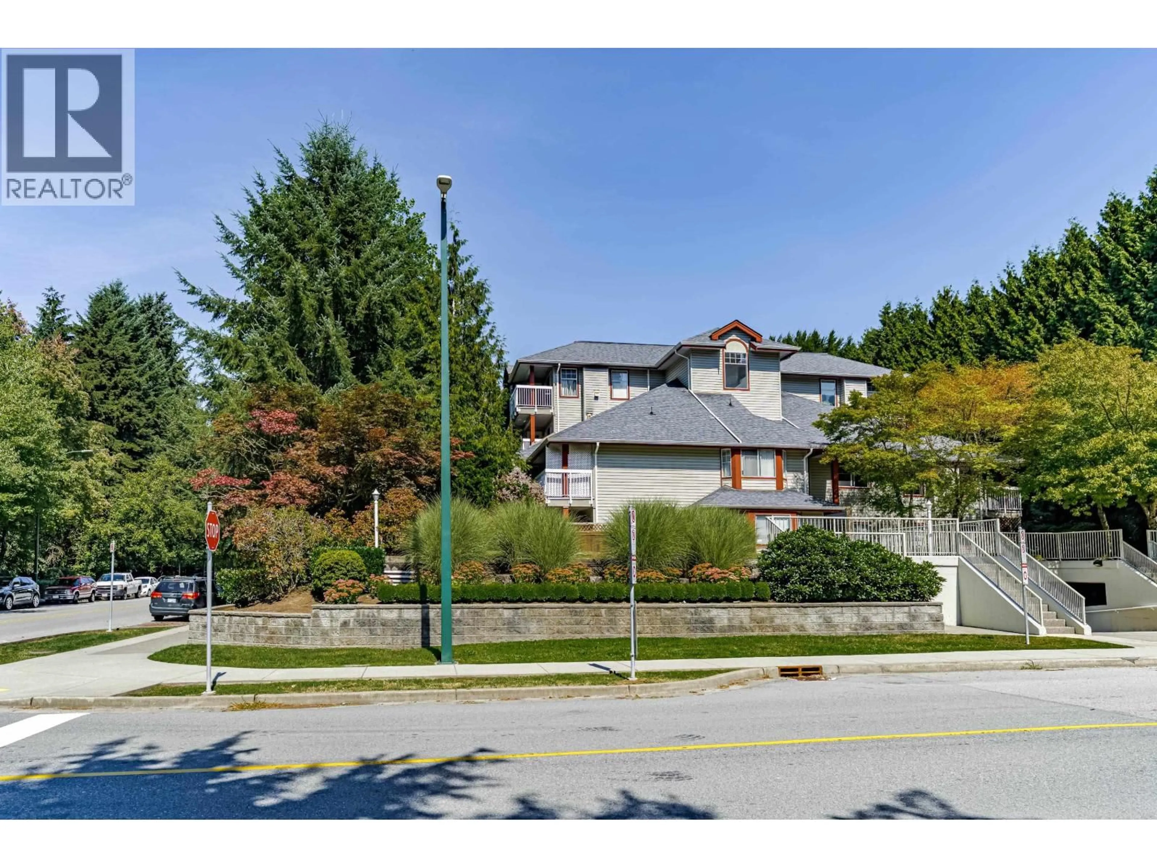 A pic from outside/outdoor area/front of a property/back of a property/a pic from drone, street for 108 - 1215 PACIFIC STREET, Coquitlam British Columbia V3B7M4