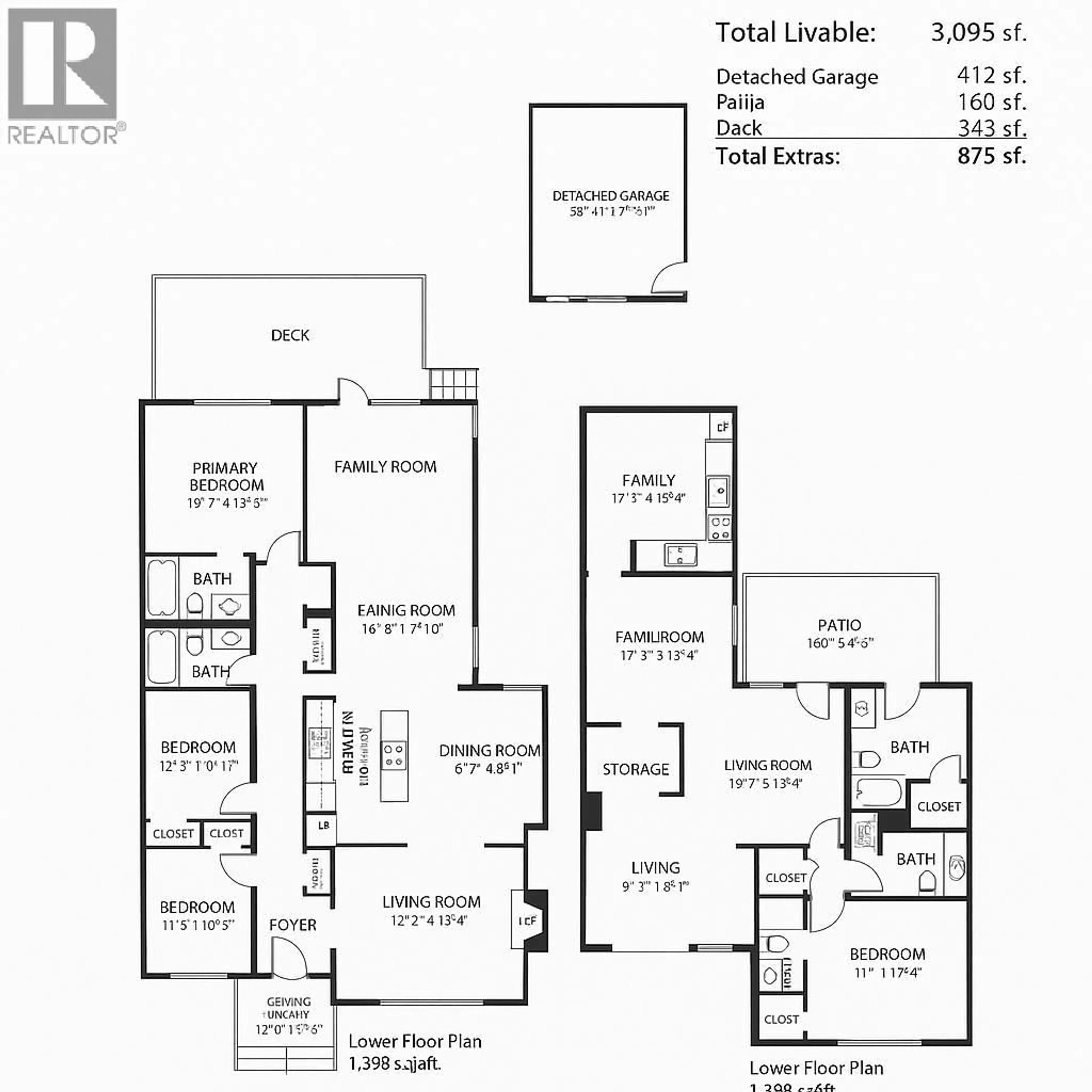 Floor plan for 3178 16TH AVENUE, Vancouver British Columbia V6K3E1