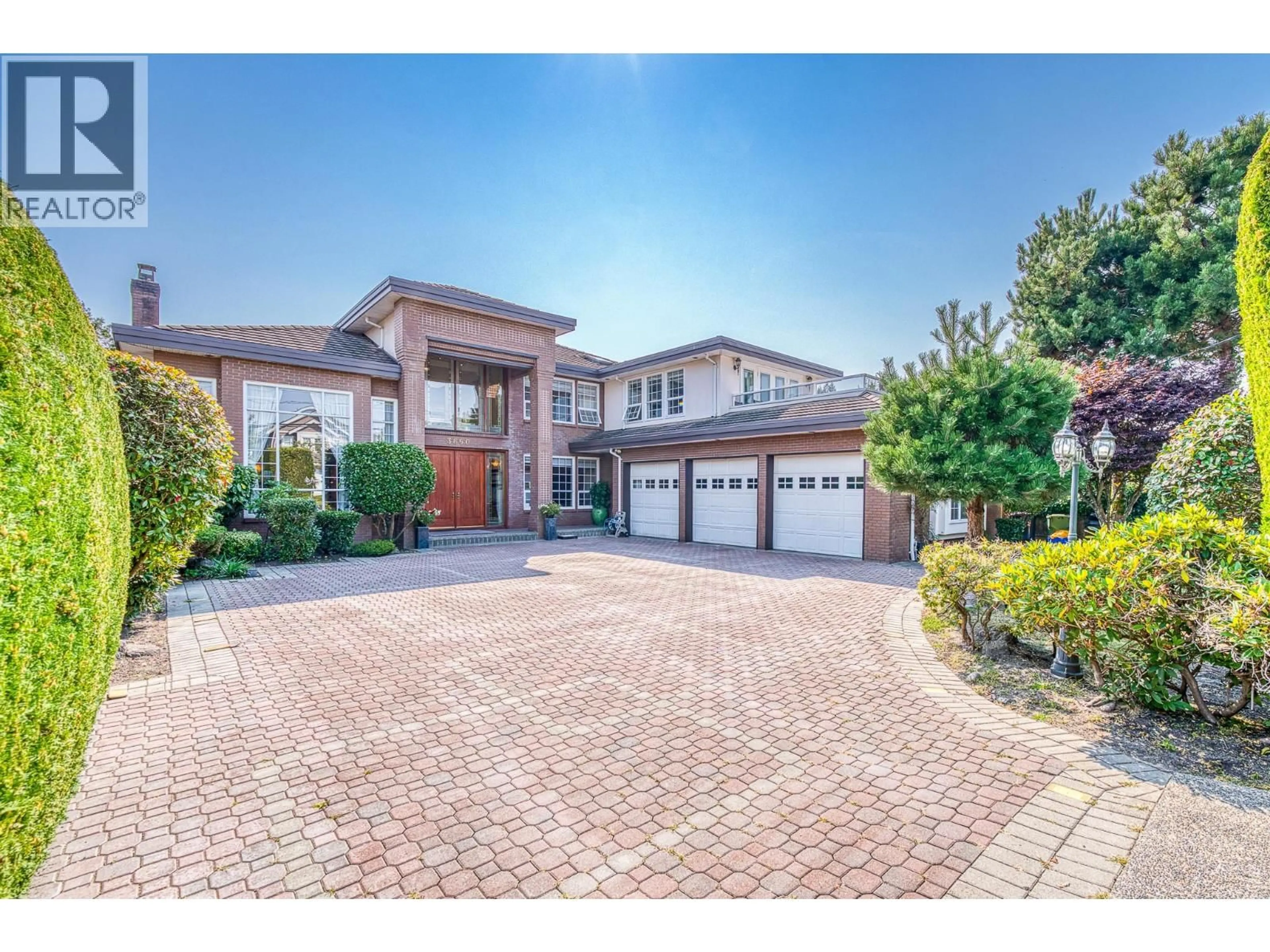 Home with brick exterior material, street for 3660 GRANVILLE AVENUE, Richmond British Columbia V7C1C9