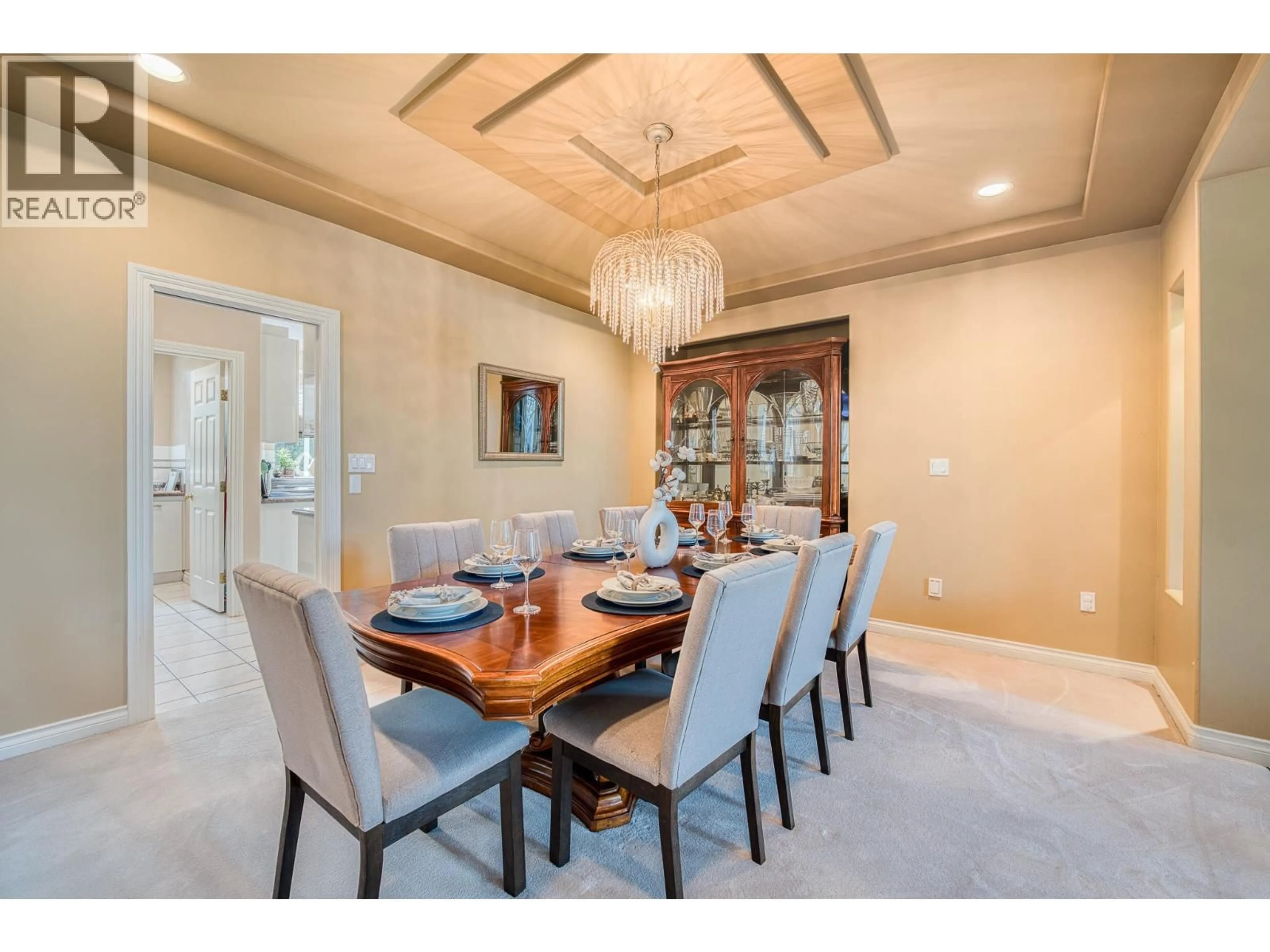 Dining room, ceramic/tile floor for 3660 GRANVILLE AVENUE, Richmond British Columbia V7C1C9