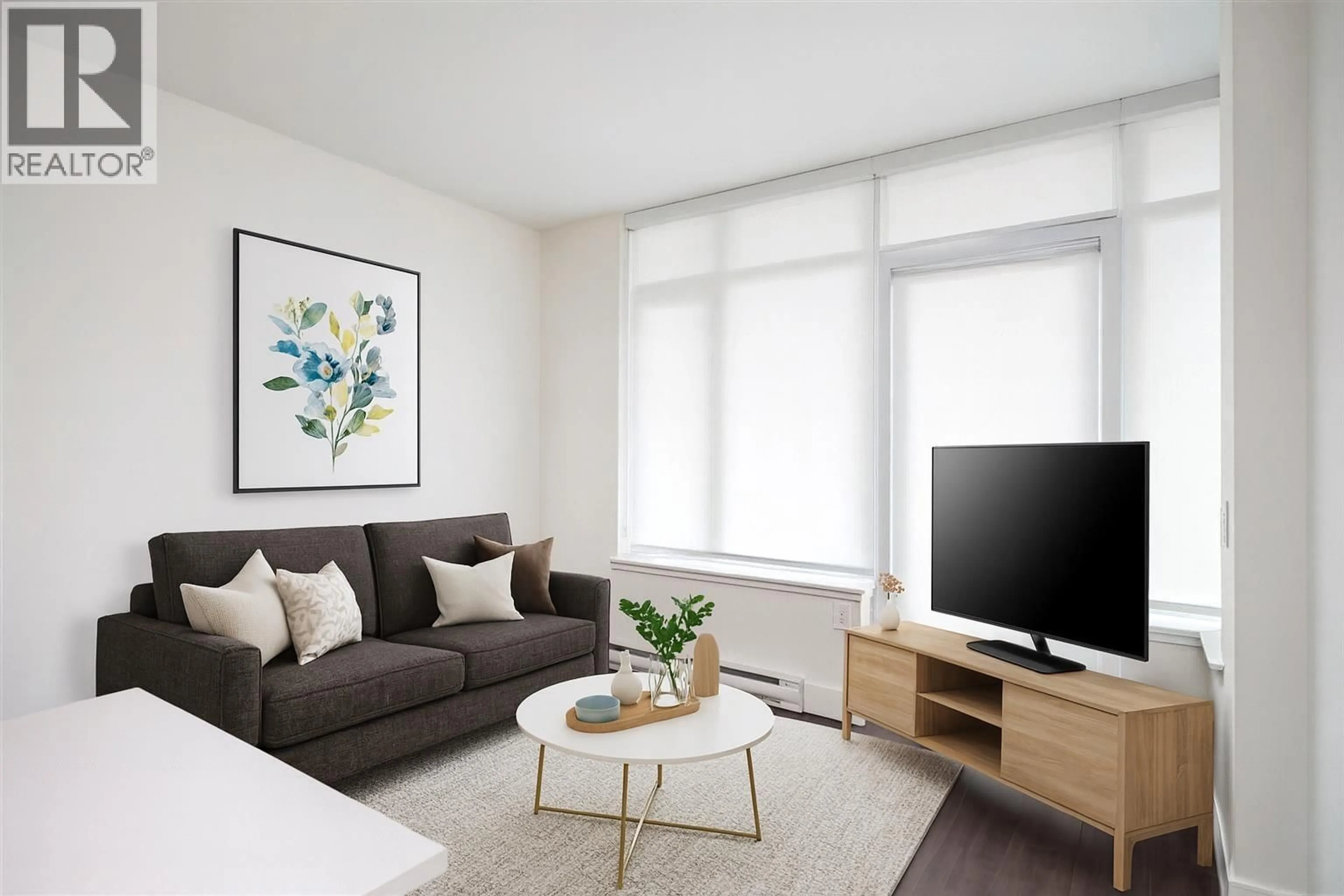 Living room with furniture, unknown for 408 - 258 NELSON'S COURT, New Westminster British Columbia V3L0J9