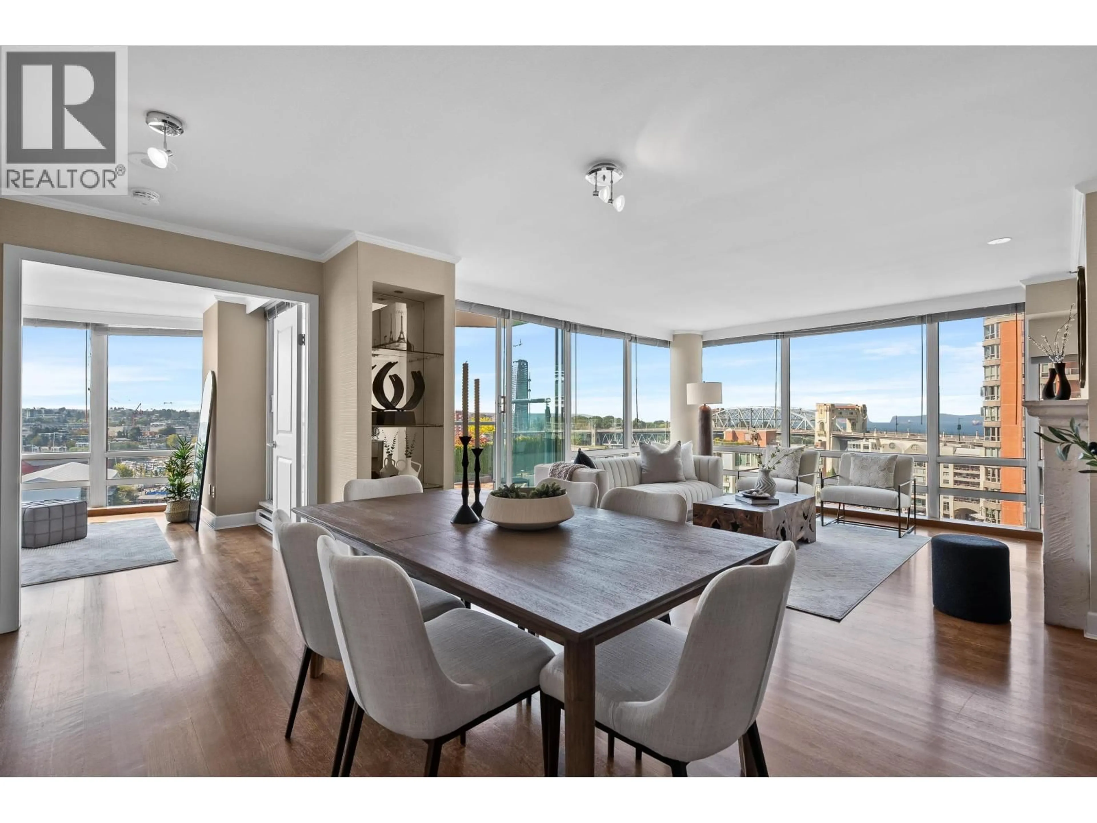 Dining room, wood/laminate floor for 1301 - 1501 HOWE STREET, Vancouver British Columbia V6Z2P8