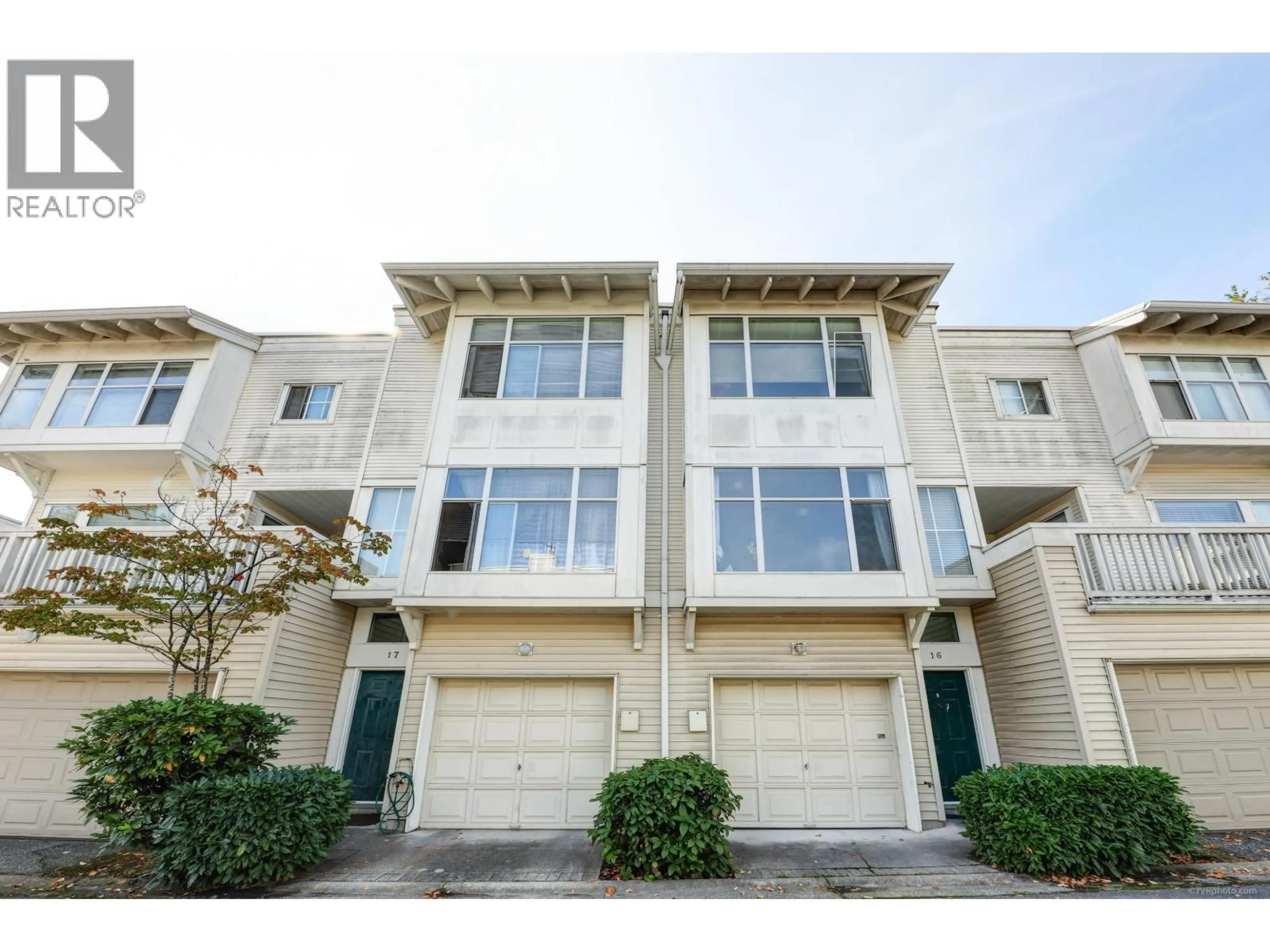 A pic from outside/outdoor area/front of a property/back of a property/a pic from drone, street for 16 - 12900 JACK BELL DRIVE, Richmond British Columbia V6V2V8