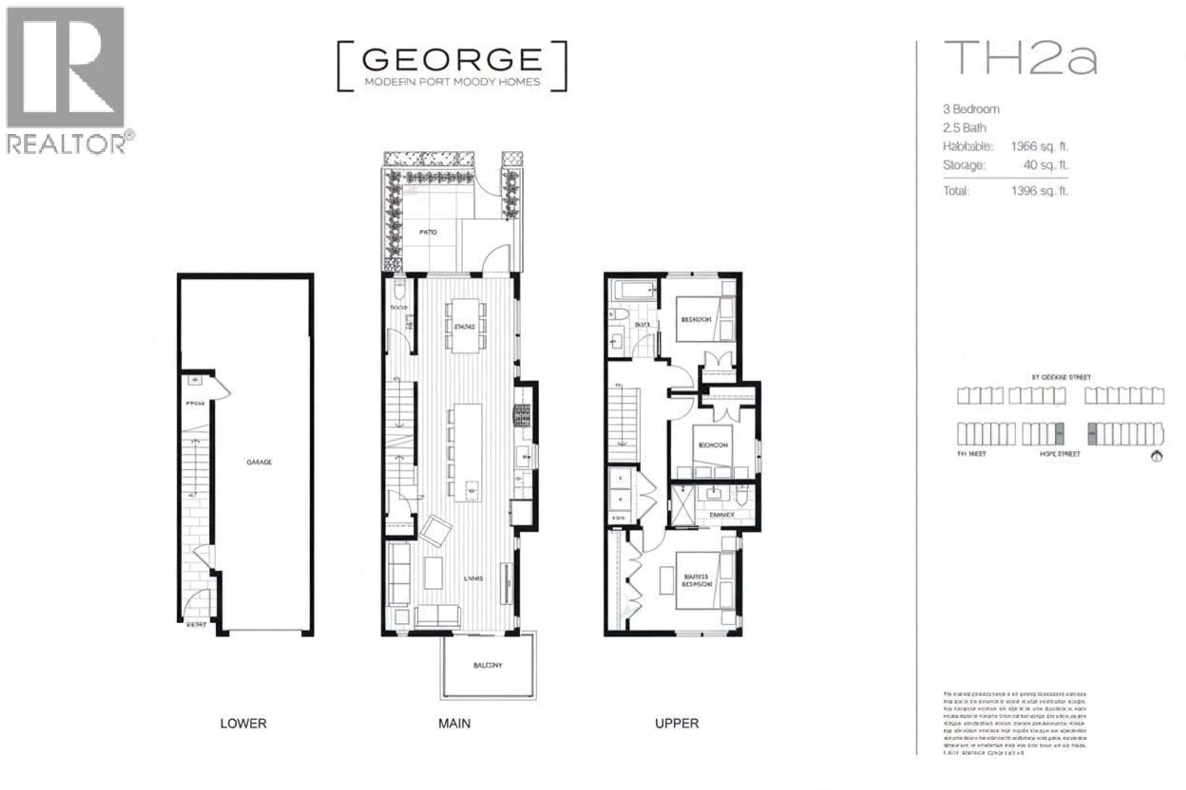 Floor plan for 505 - 3021 ST GEORGE STREET, Port Moody British Columbia V3H0K3