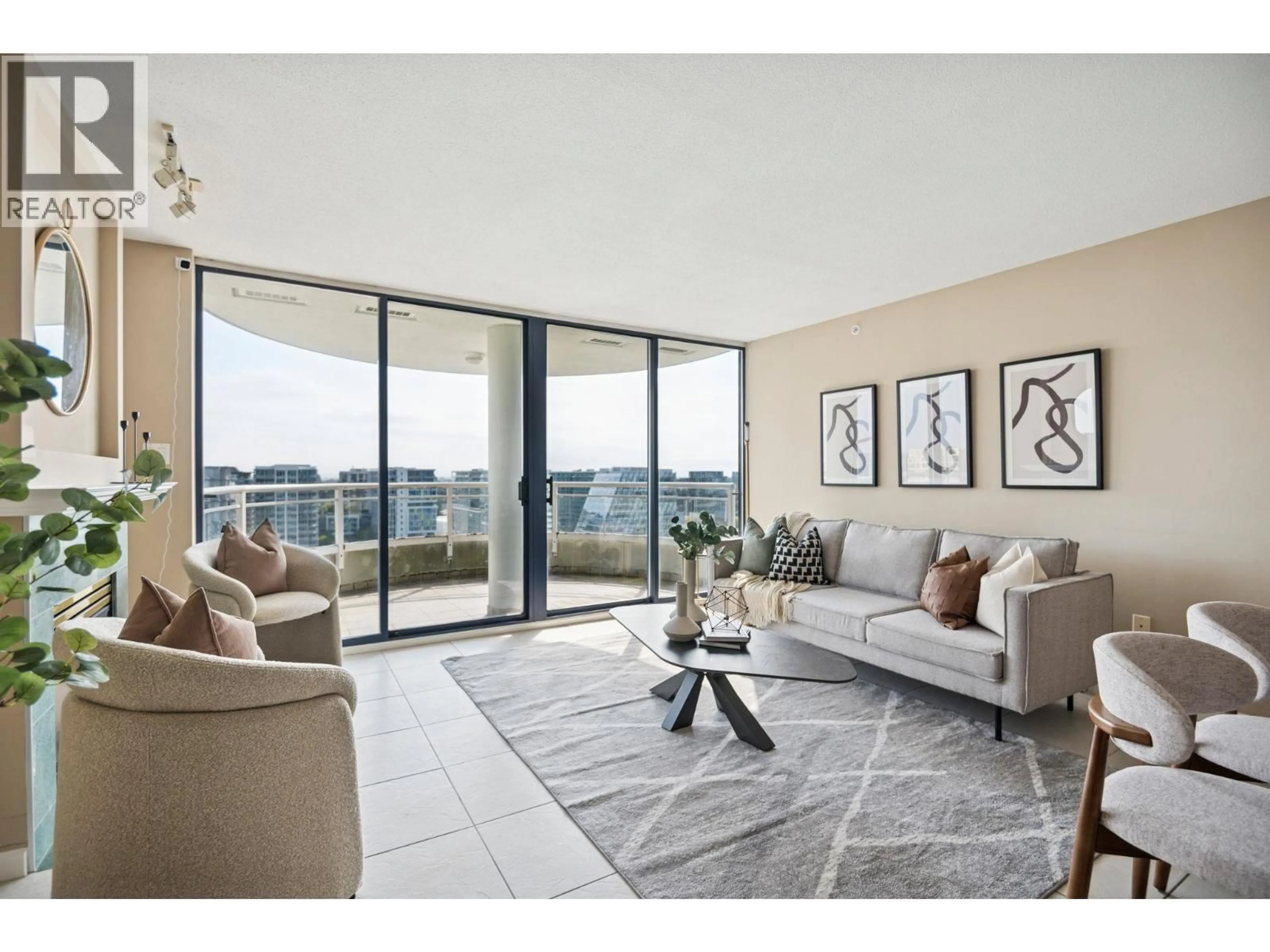 Living room with furniture, unknown for 1605 - 6088 MINORU BOULEVARD, Richmond British Columbia V6Y4A8
