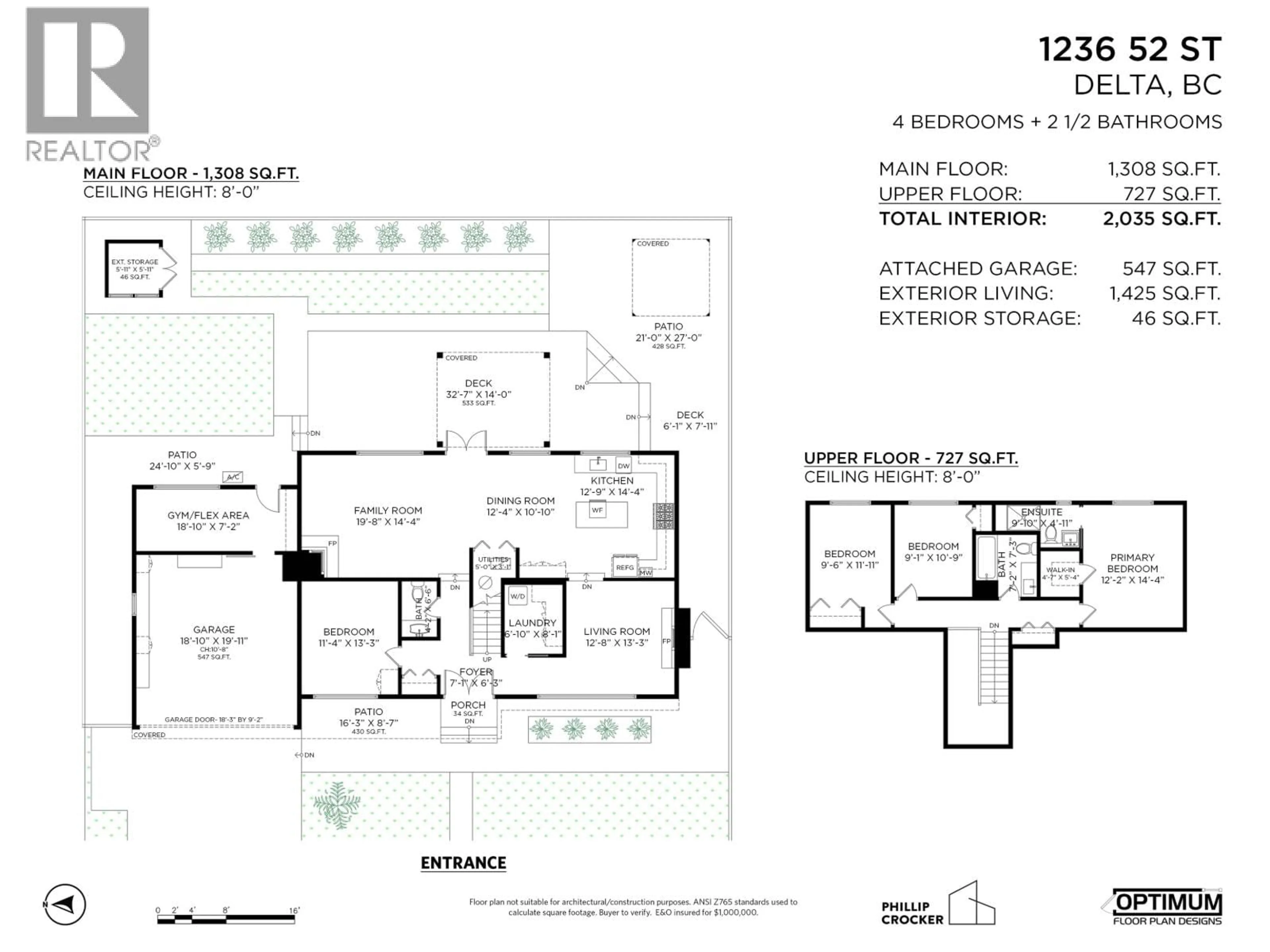 Floor plan for 1236 52ND STREET, Delta British Columbia V4M2Z2