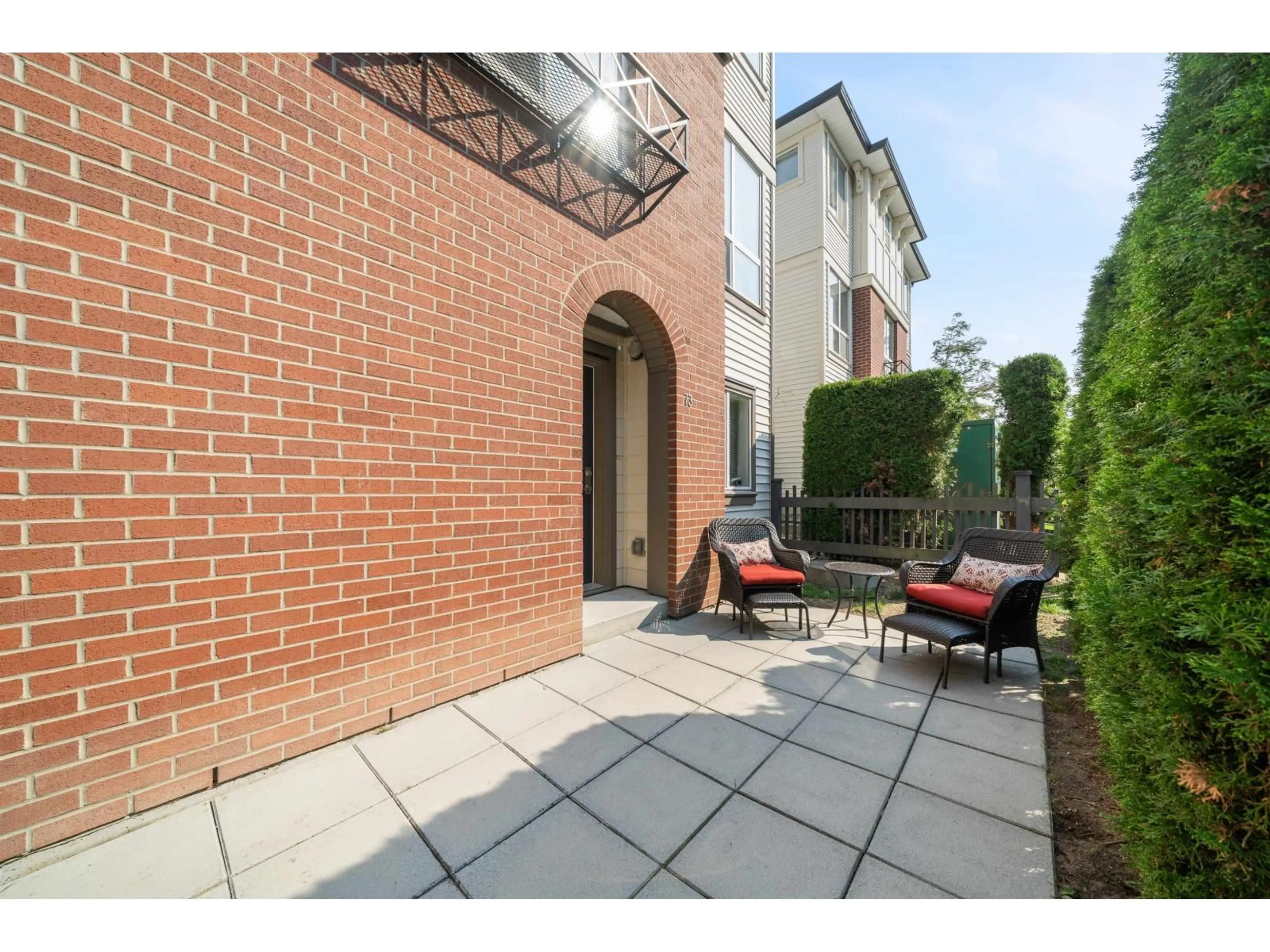 Patio, street for 73 - 7848 209TH, Langley British Columbia V2Y0M4