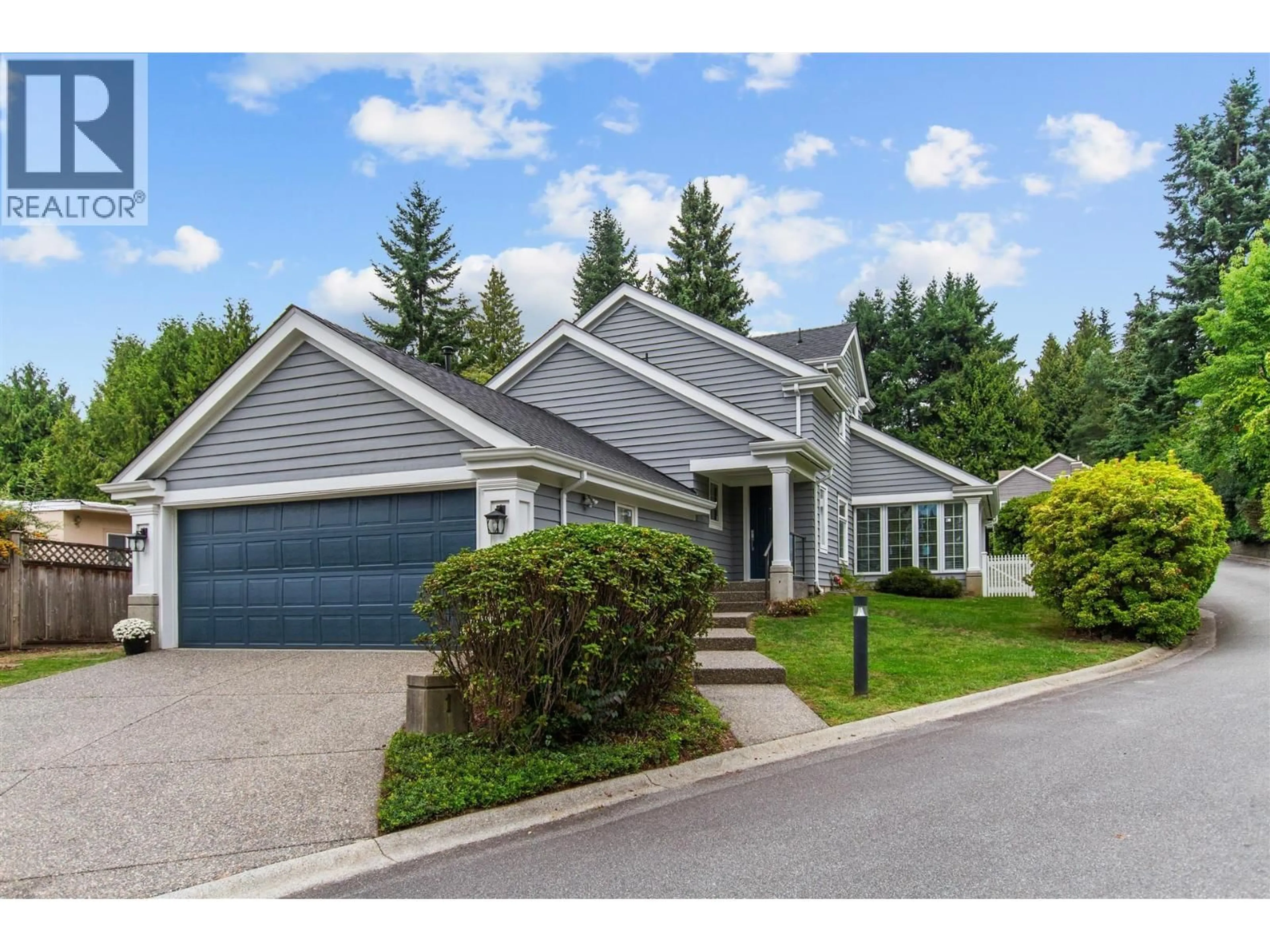 Home with vinyl exterior material, street for 1 - 725 ROCHESTER AVENUE, Coquitlam British Columbia V3K2V9