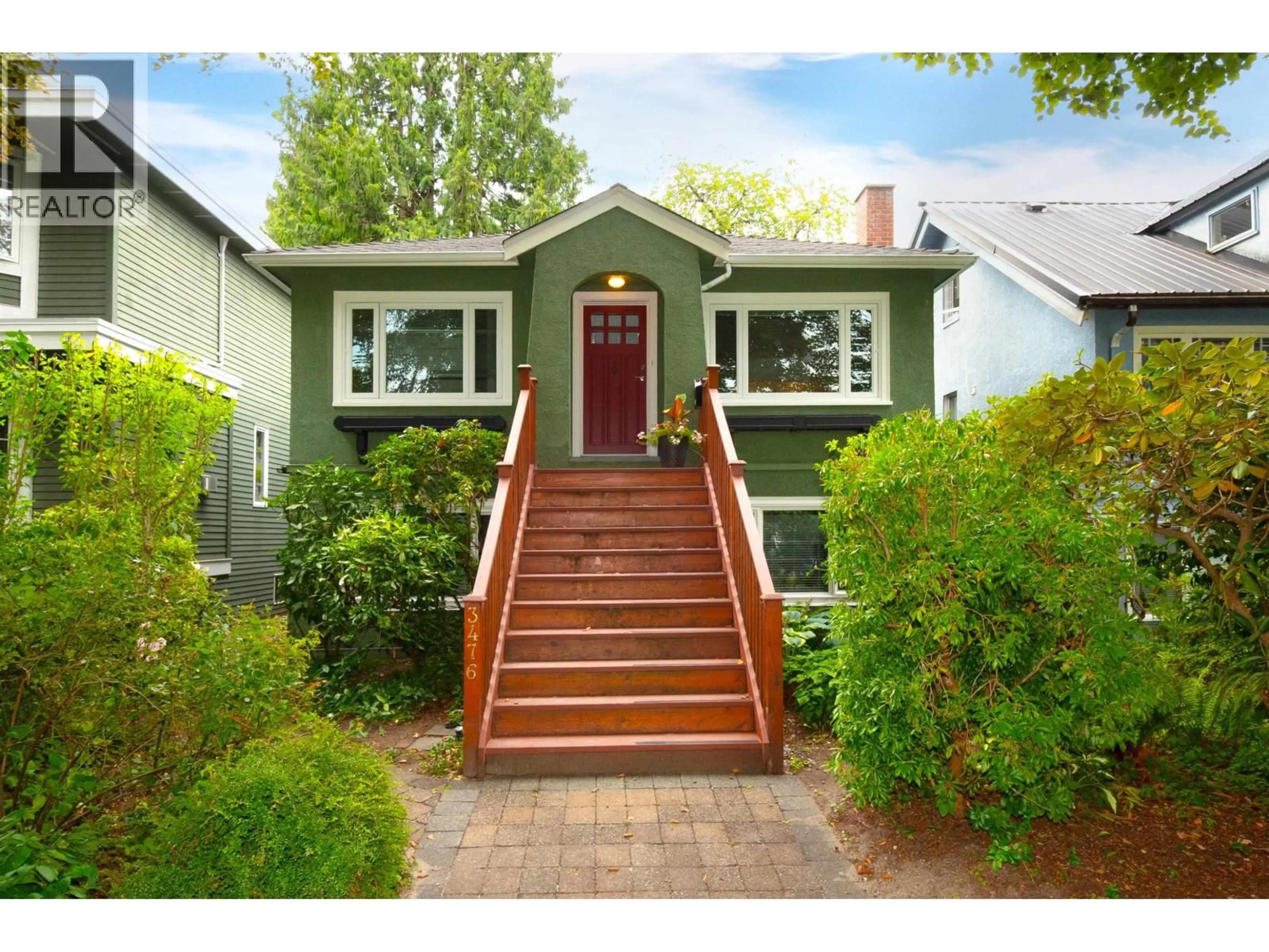 Home with brick exterior material, street for 3476 13TH AVENUE, Vancouver British Columbia V6R2S1
