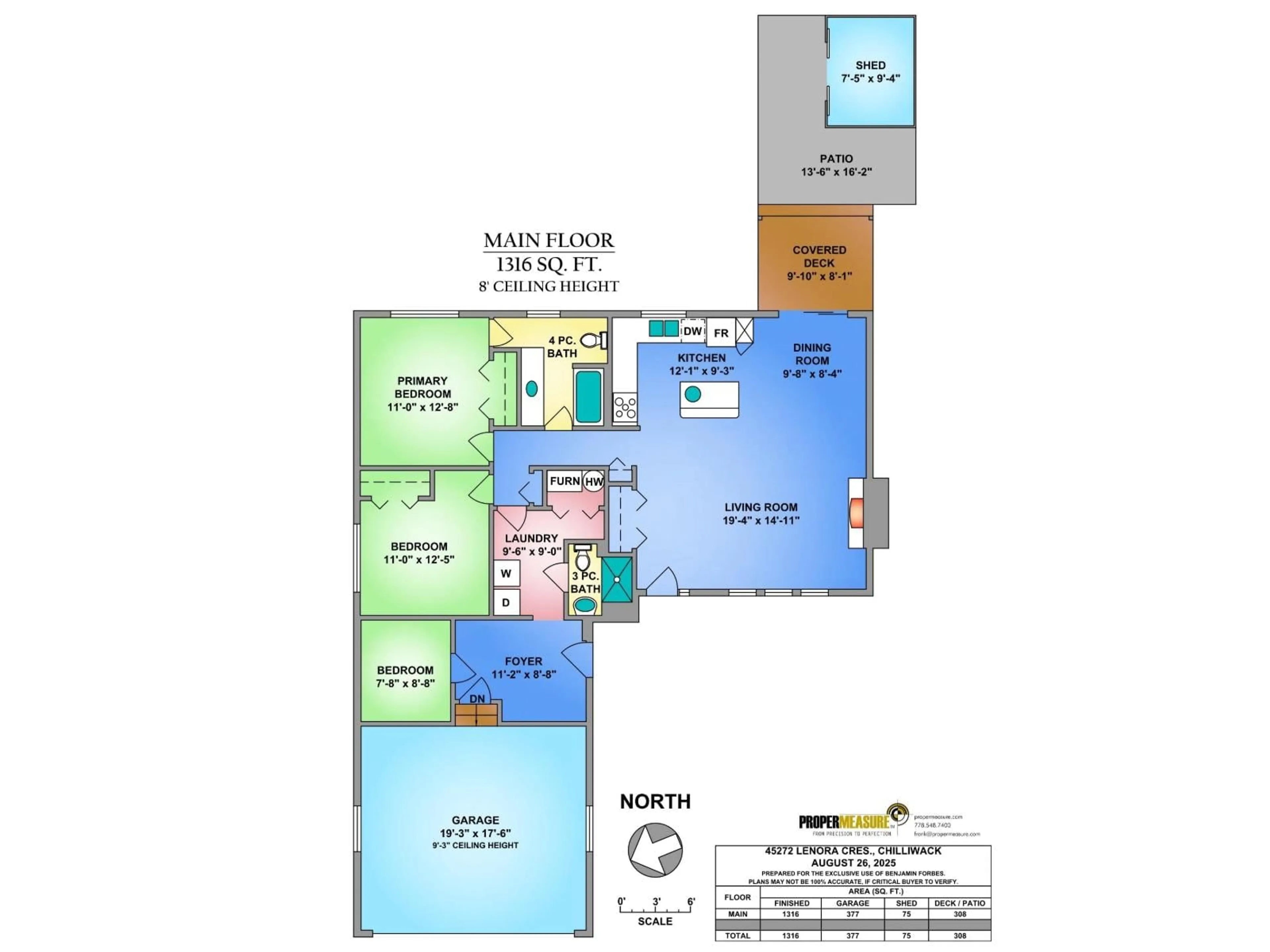 Floor plan for 45272 LENORA CRESCENT, Chilliwack British Columbia V2P7C4