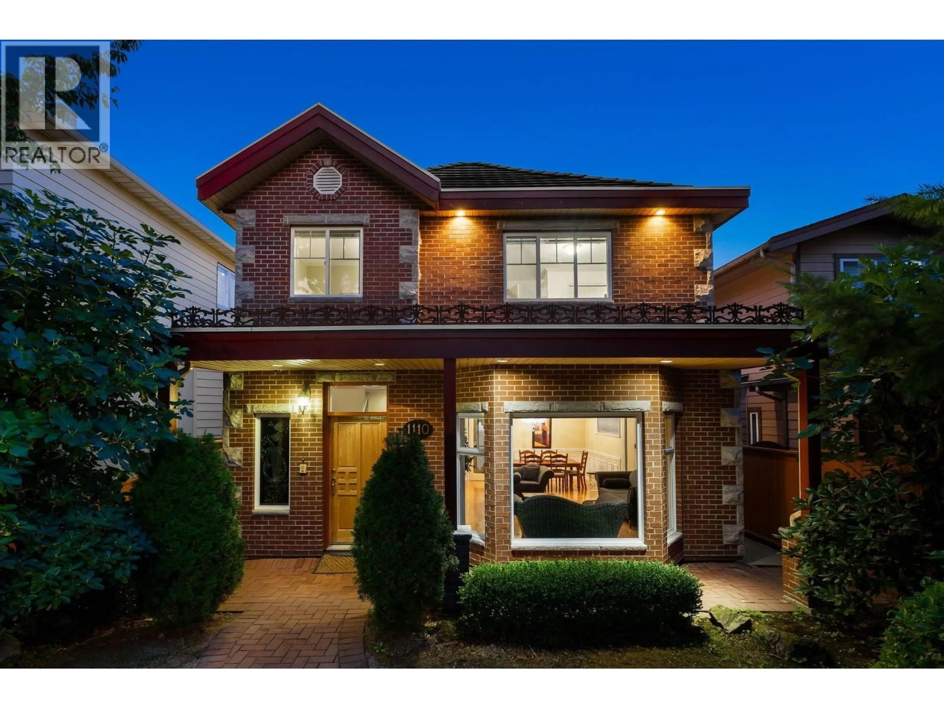 Home with brick exterior material, street for 1110 EIGHTH AVENUE, New Westminster British Columbia V3M2R6